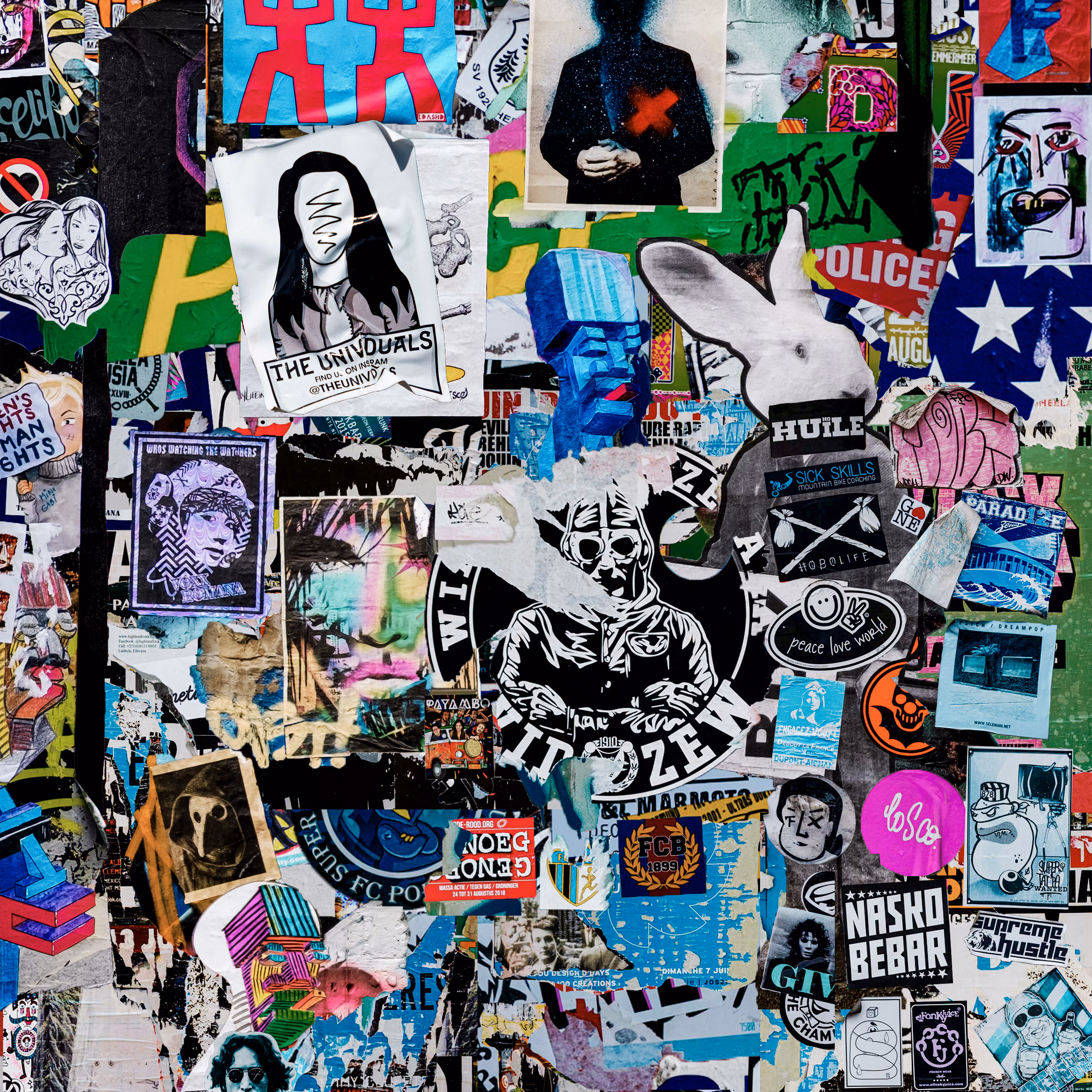 MadebyGDIrons Street Art Stickers Part One Number Twelve 