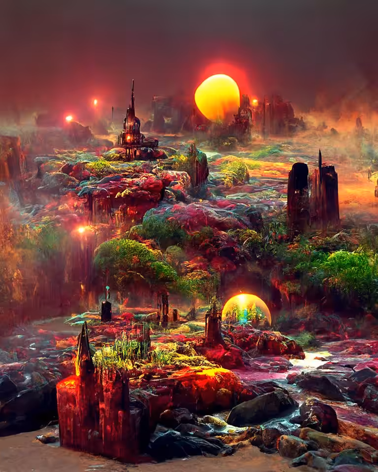 Lost city of planet Exyloop