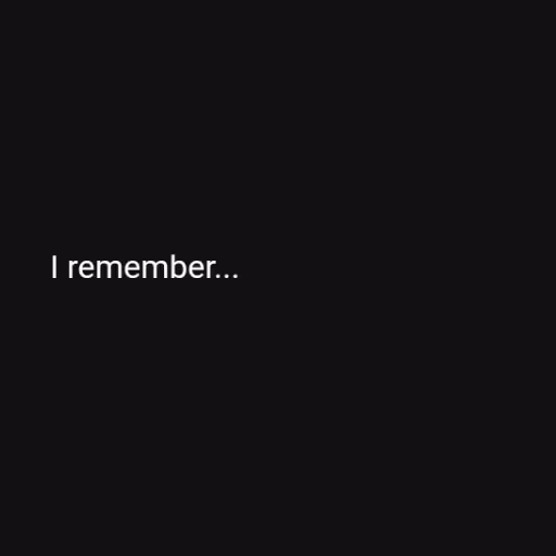 I remember
Time did ...