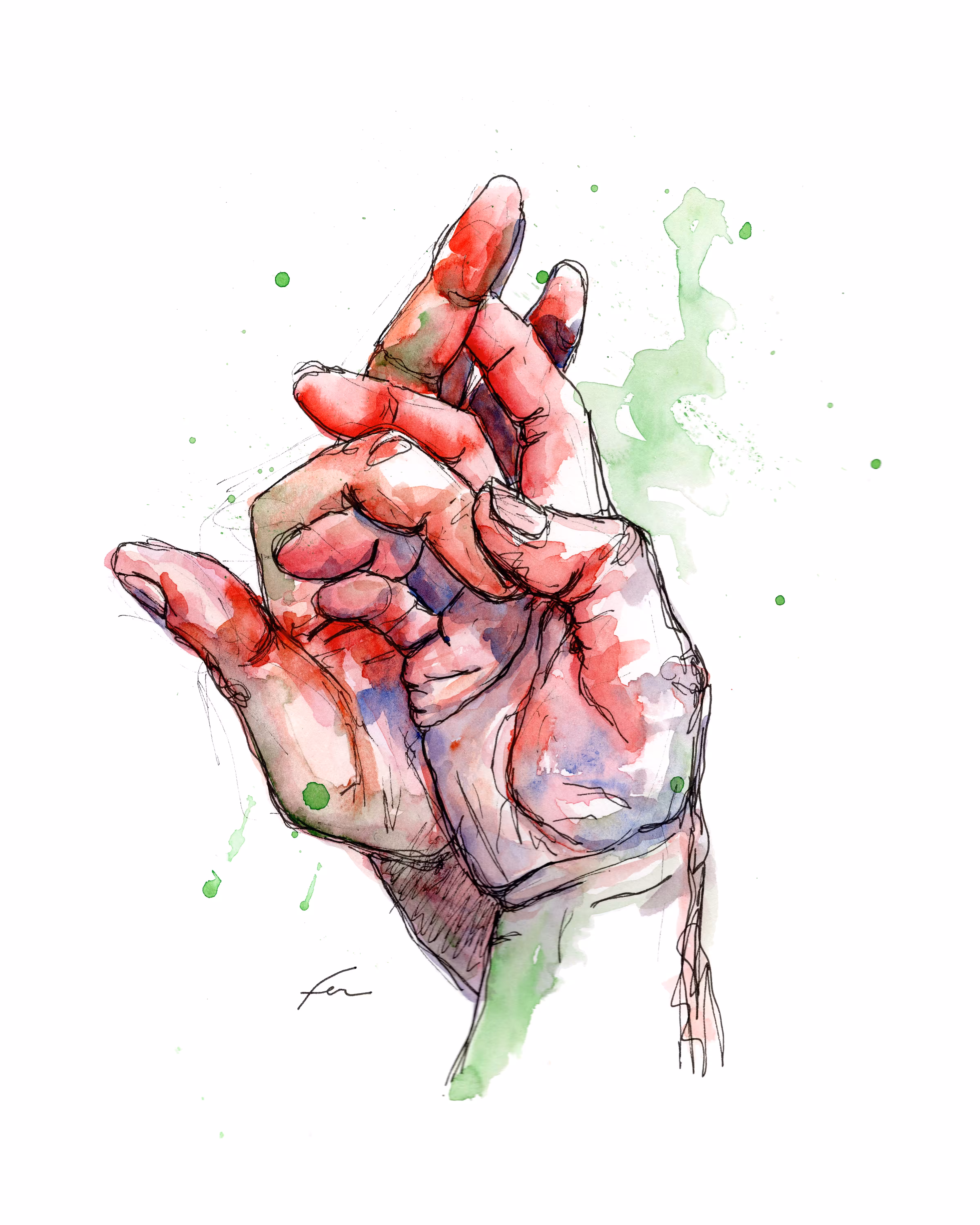 Holding Hands Study #1