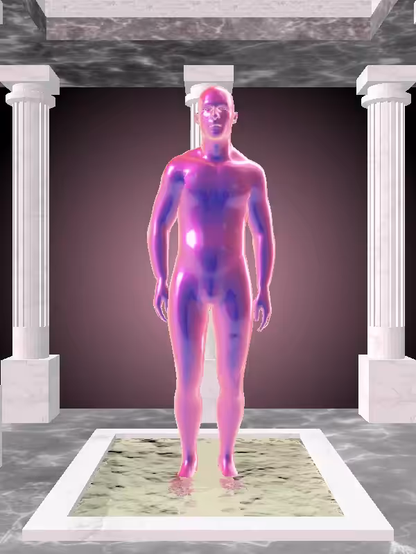 HeavenComputer: The Jumping Magnetic Magenta Man #4751