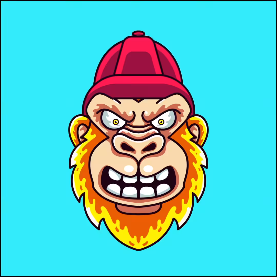 Monkey Bet Animated With Hat