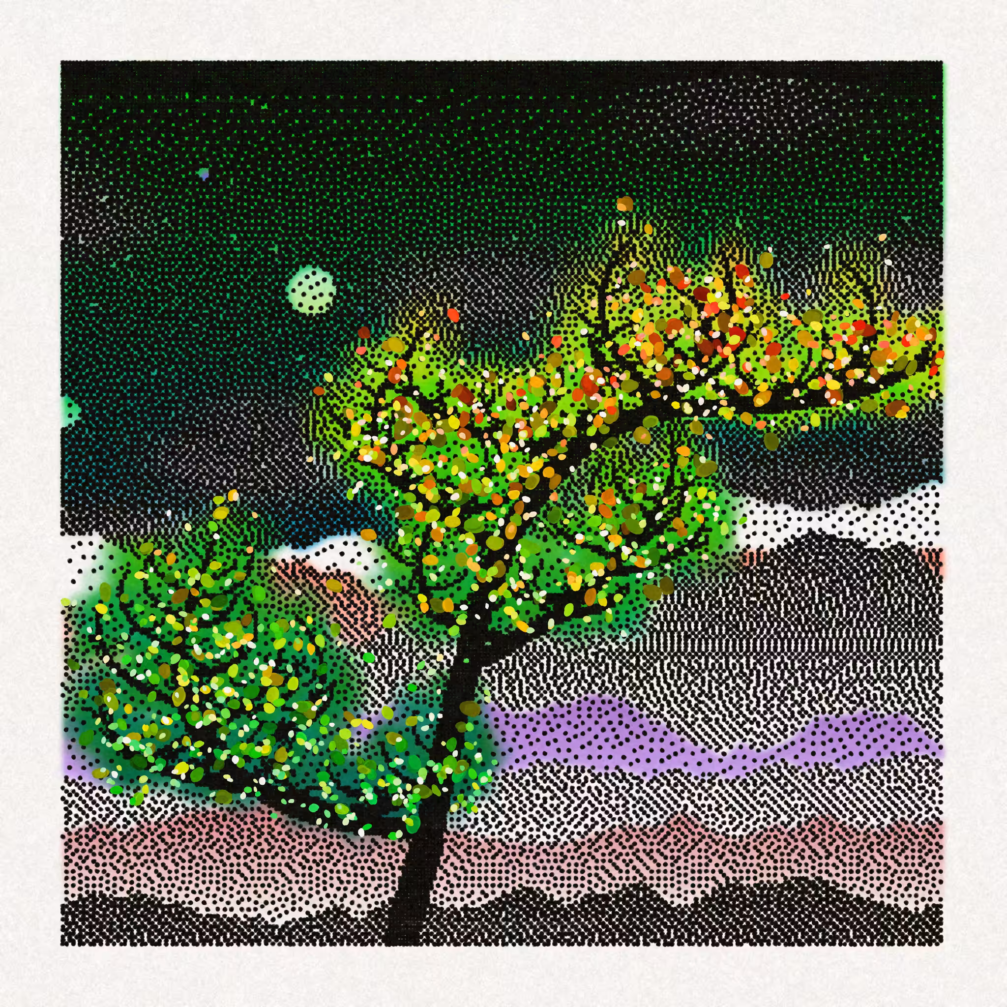 Dithered Branches #51