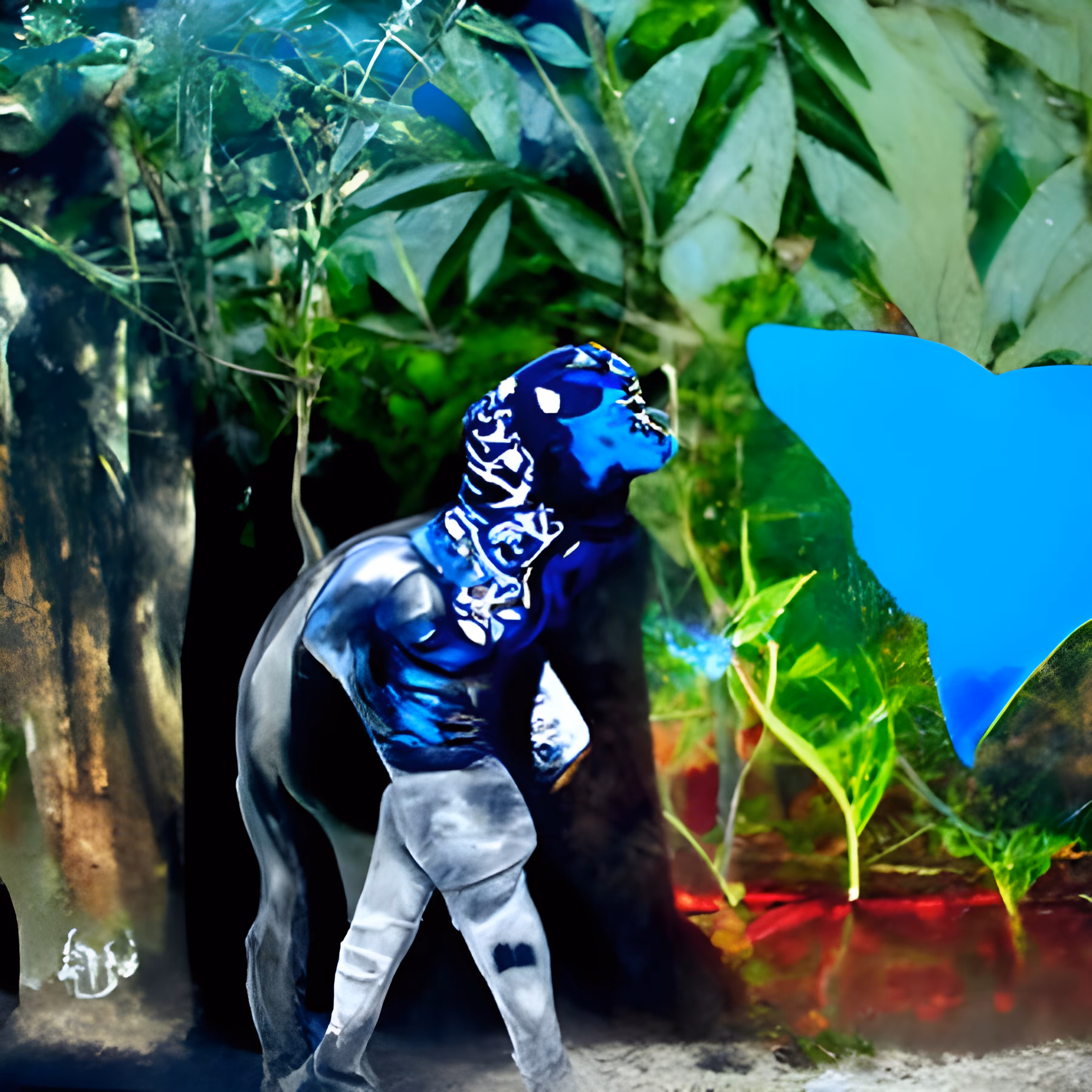 Blue panther