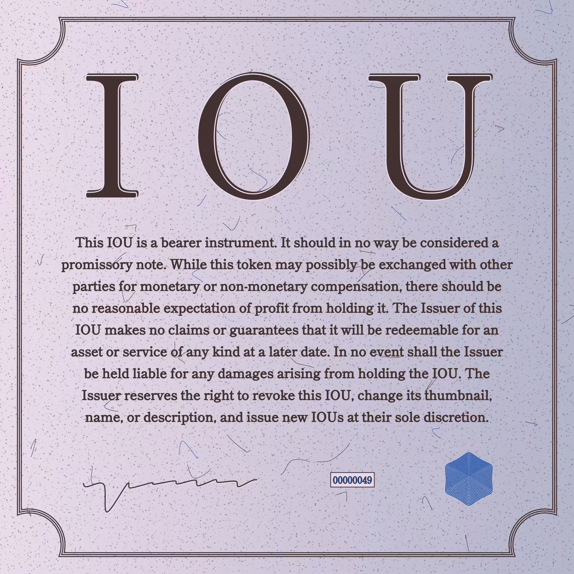 IOU #49