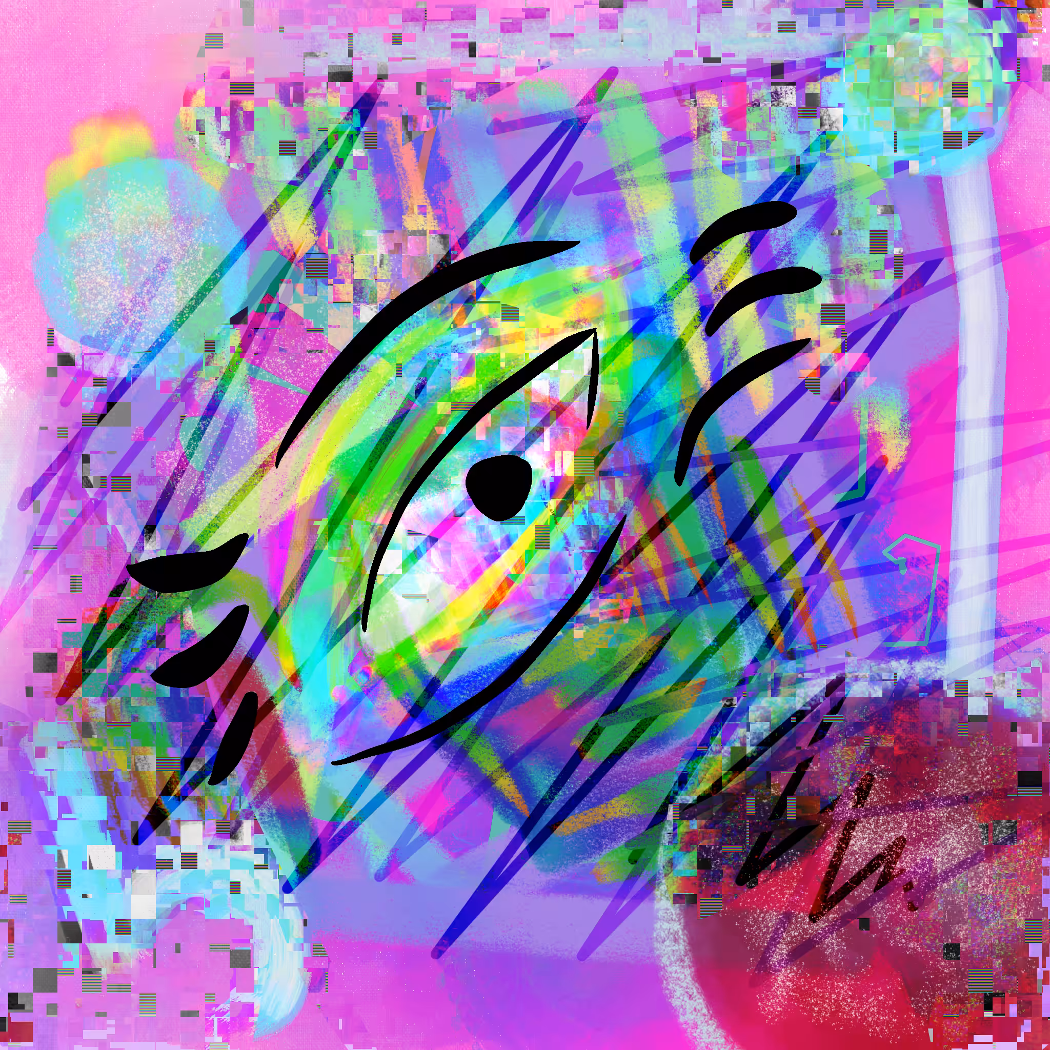 Dopamine III {Deconstructed Lisa Frank}
