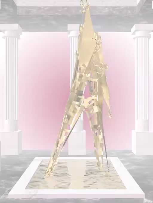 HeavenComputer: The Fragmented Jazzy Fool's Gold Woman #3150
