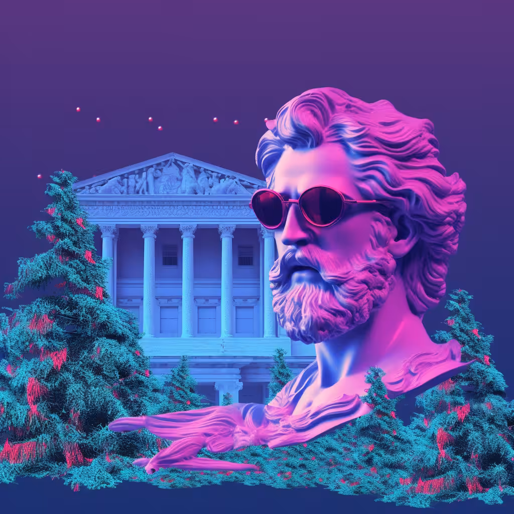 vaporwave holidaze