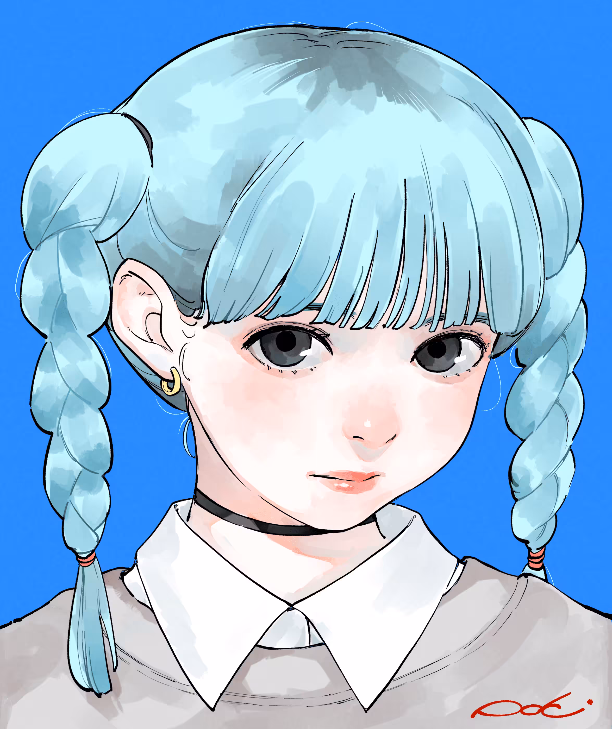 Mitsuami girl (Blue)