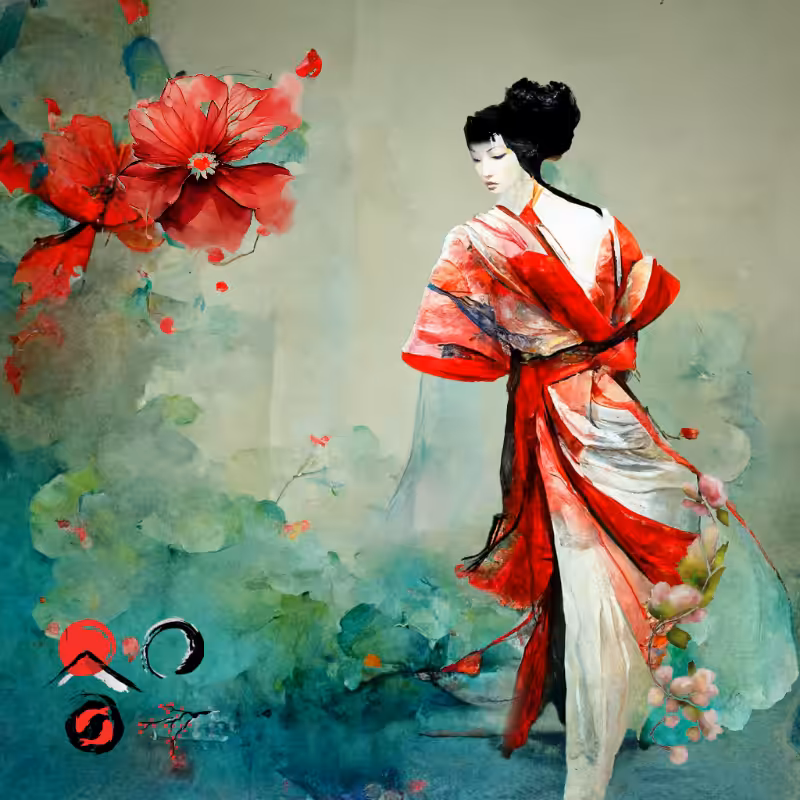 The dancing geisha #20