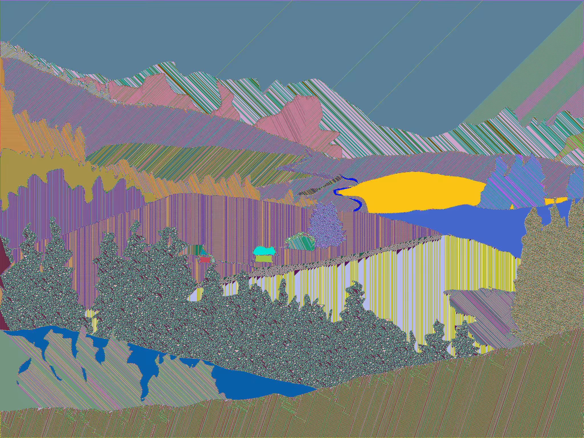Hilly AutomataLand #8