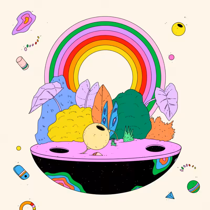 🌈🌴🪐 #66
