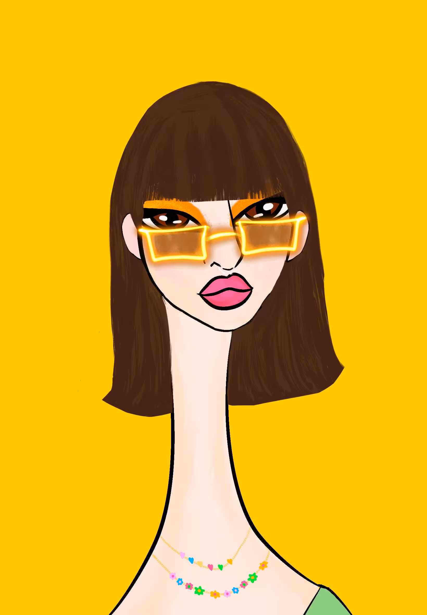 Long Neckie Ladies: Long Neckie Lady #254