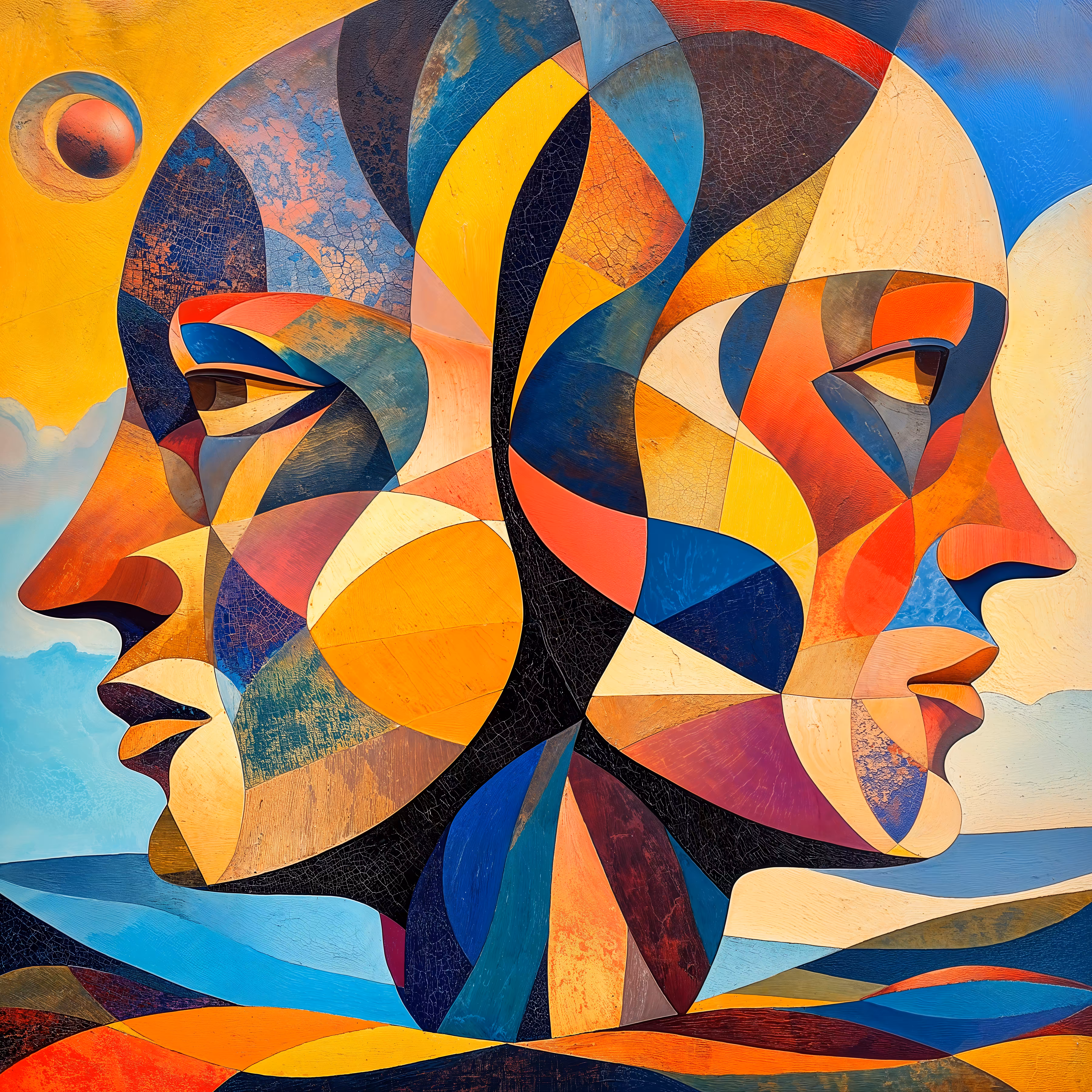 Abstract Cubist-Surrealist #22