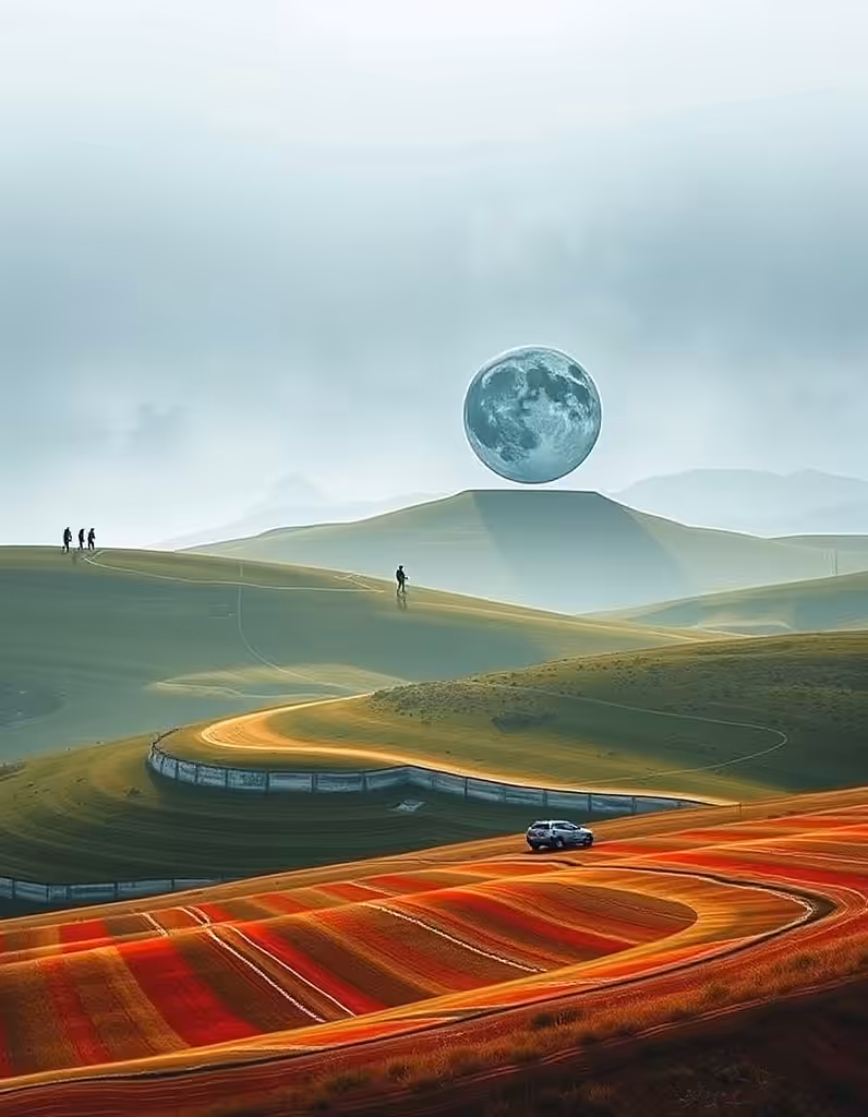 Rolling Under the Moon