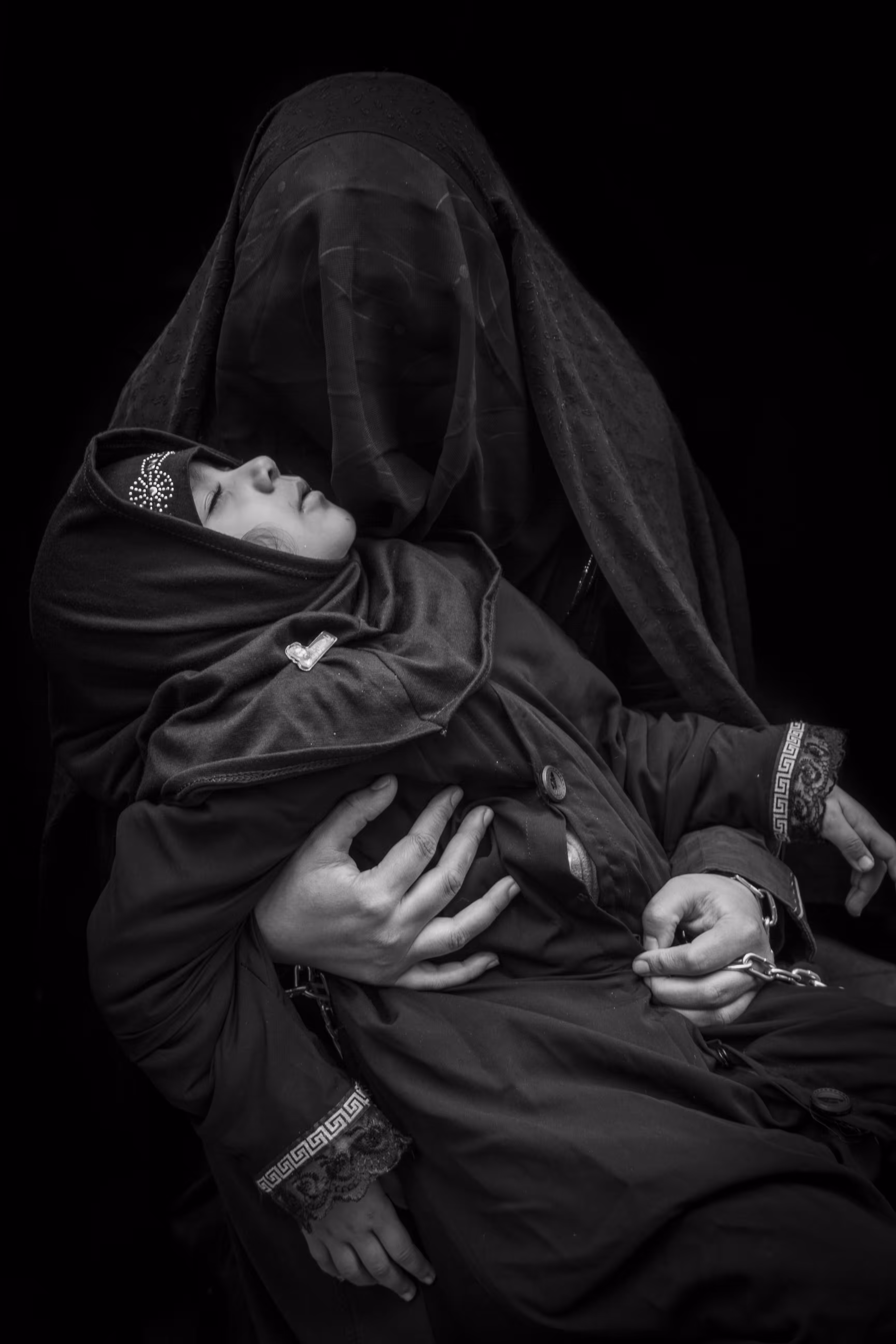 in my mother's arms