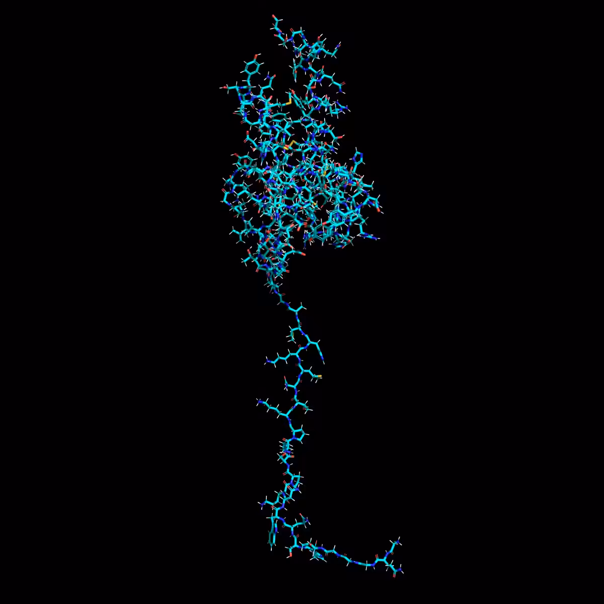 Mad Cow - Human Prion Protein organic chains