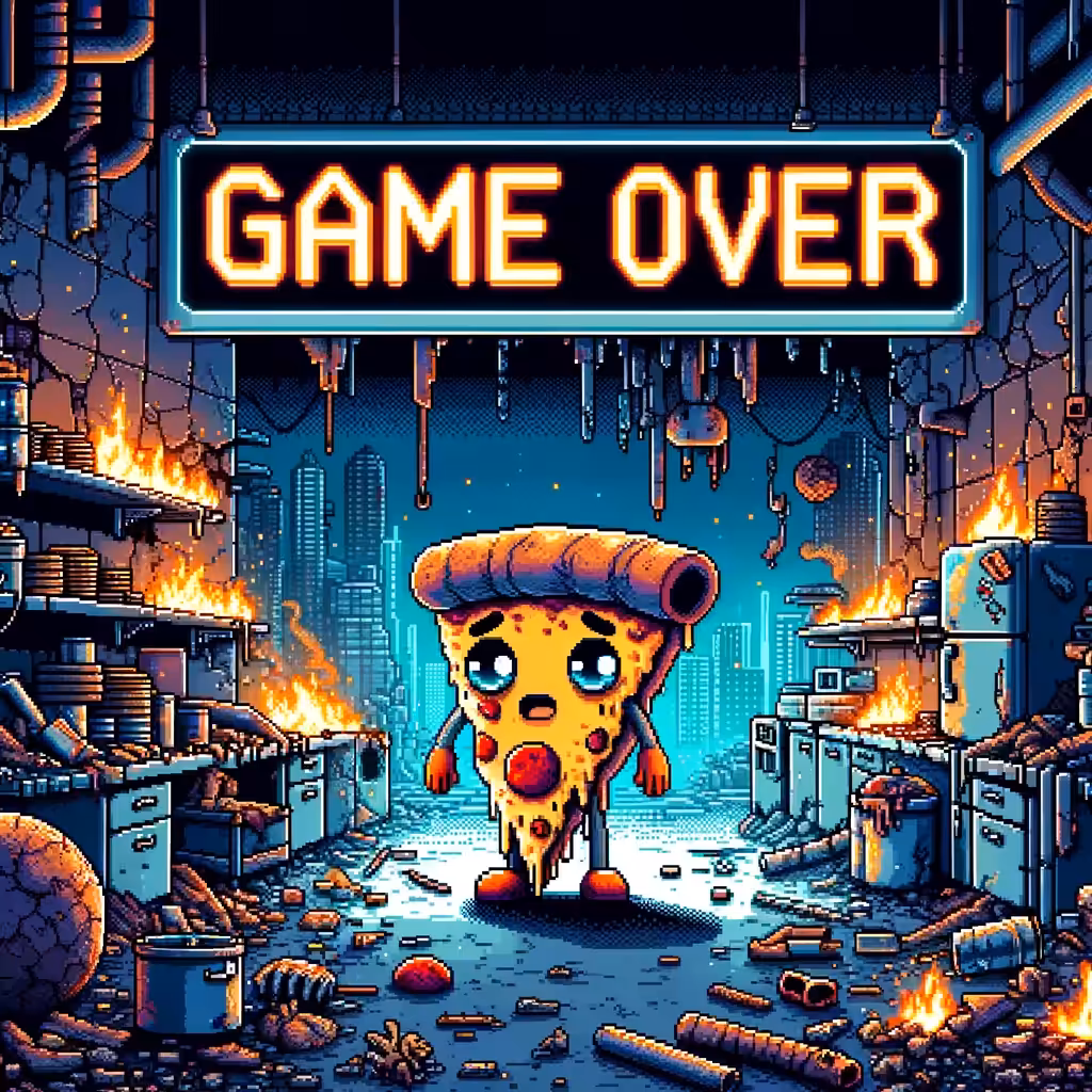 Pizza Pixel Art: Leftovers