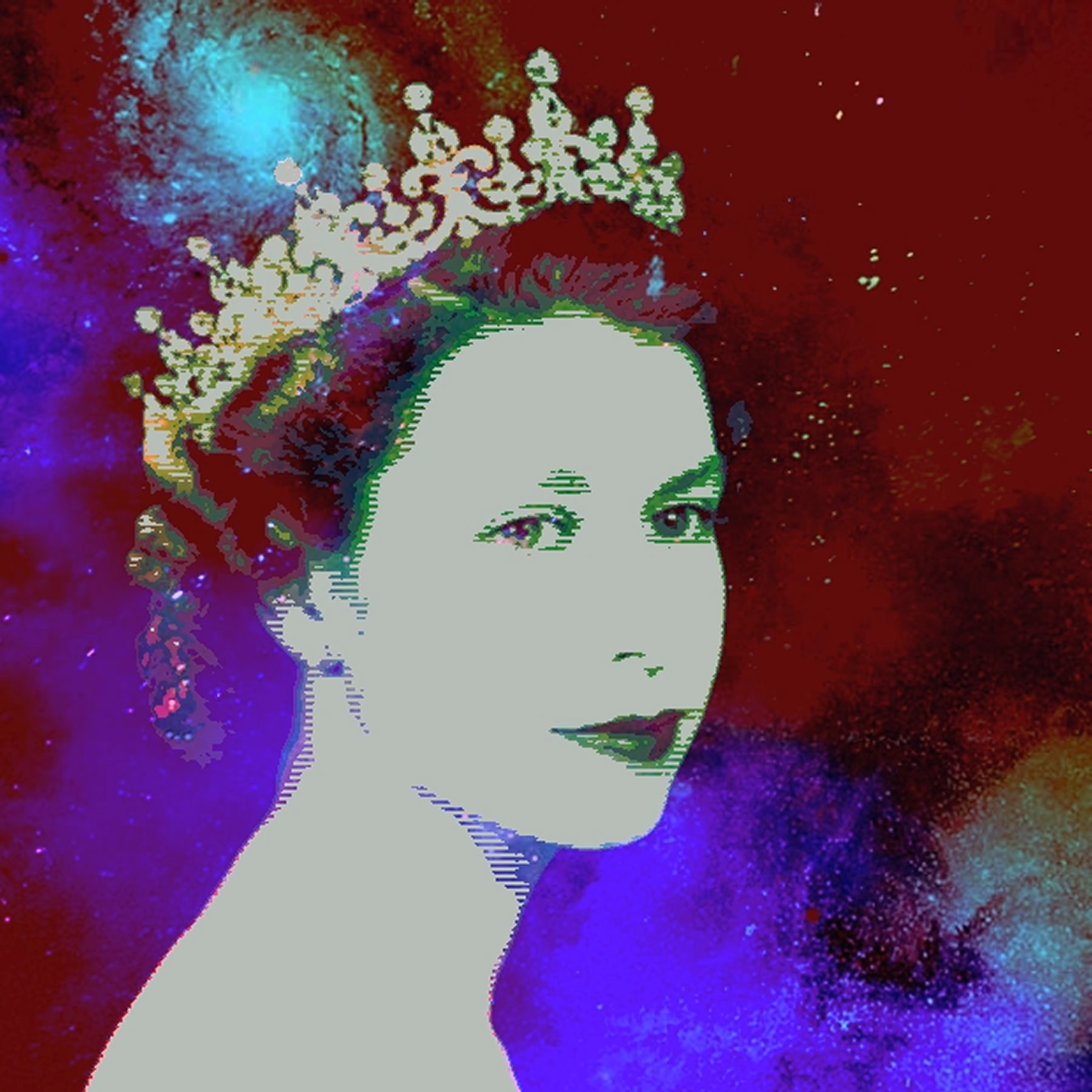 SOLLOG Popart NFT The Queen 1/100