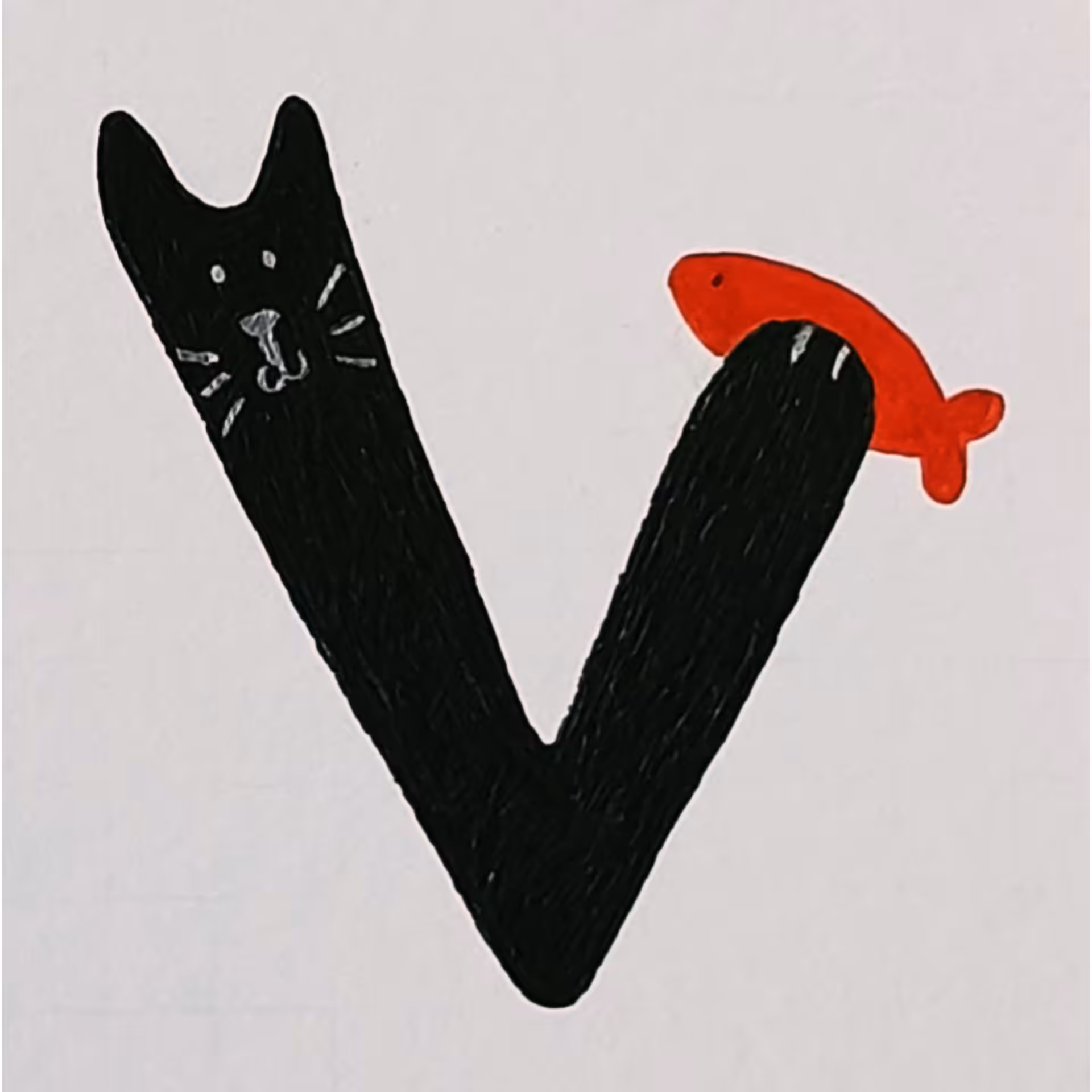 Cat and Fish: V