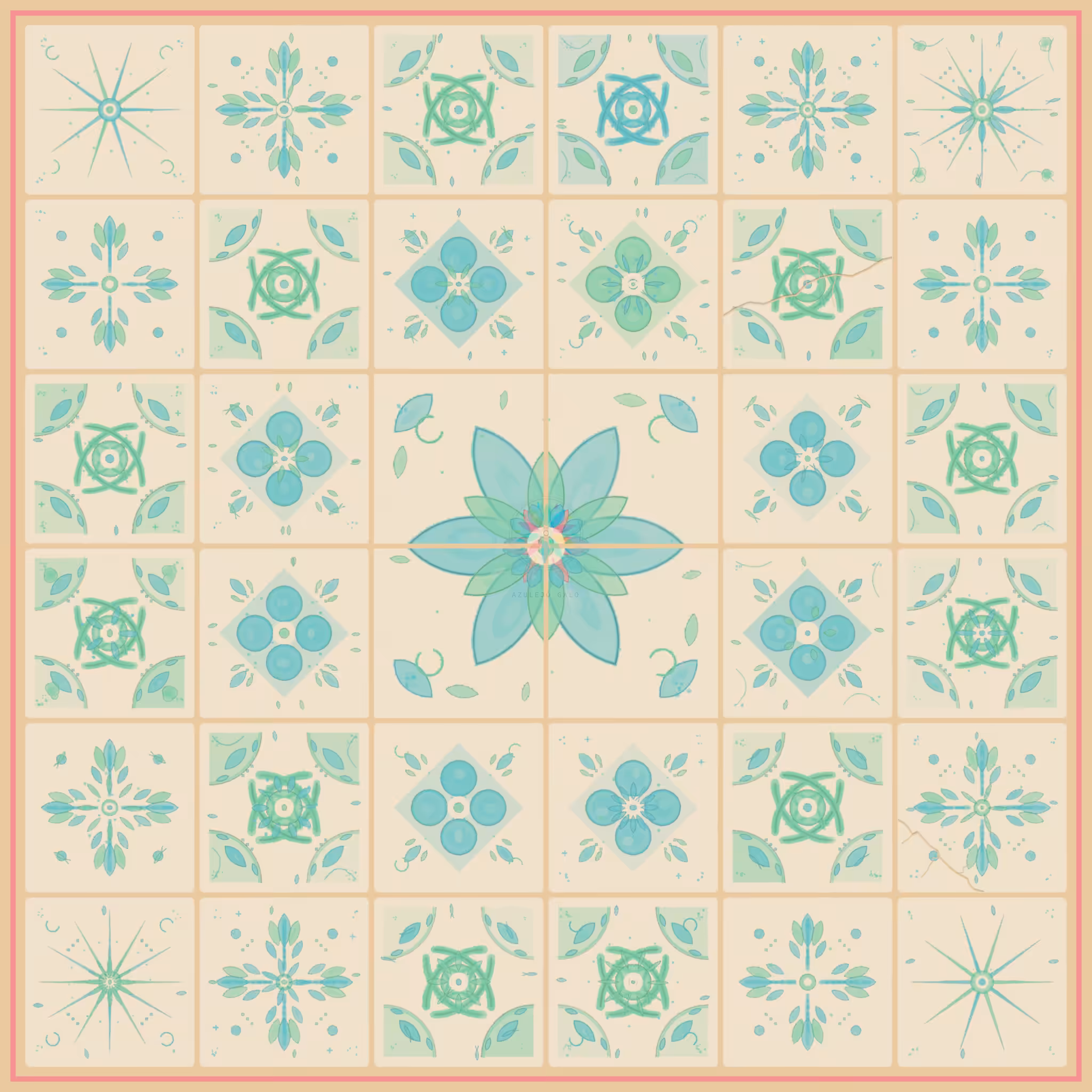 Azulejo Galo by Bryan Brinkman #215