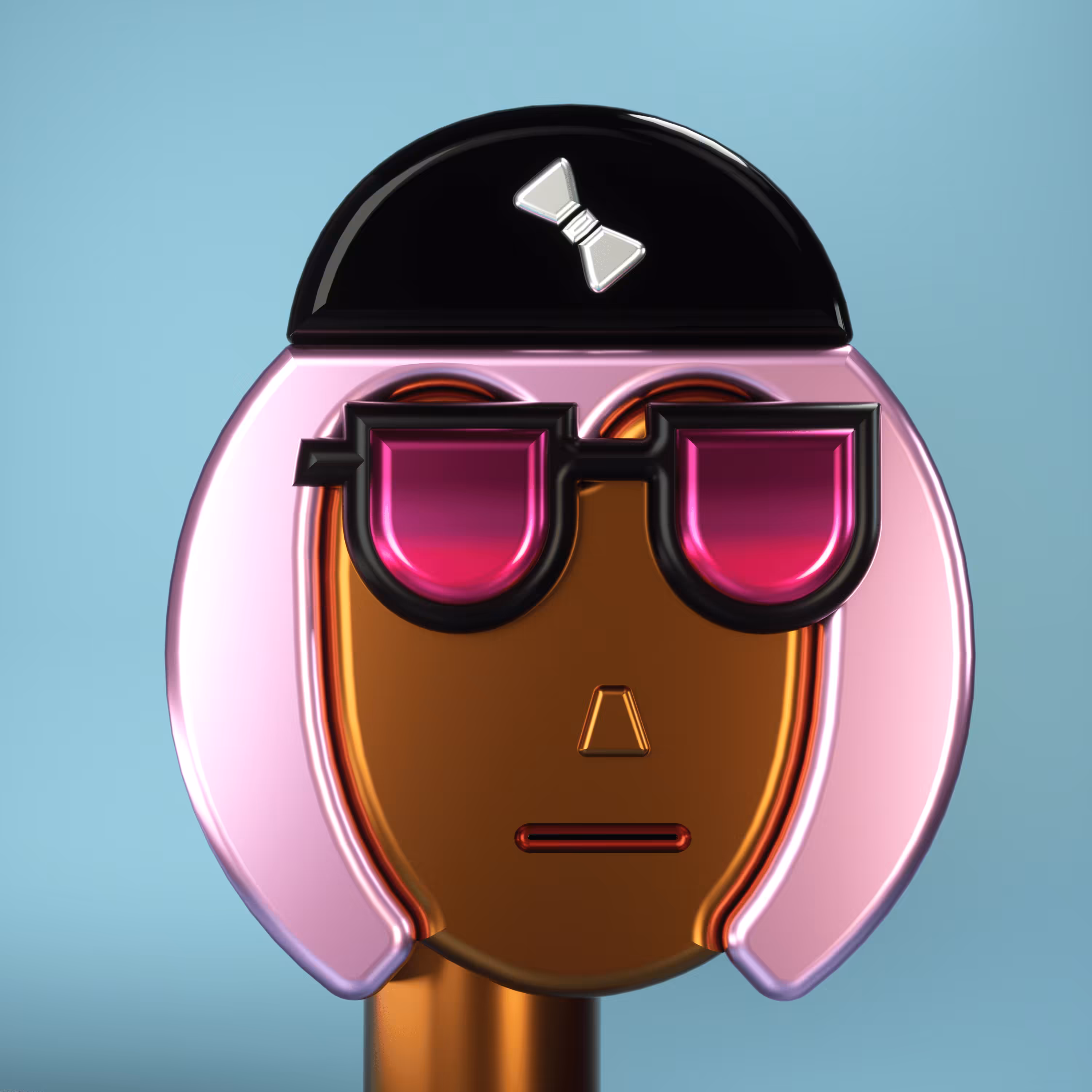 3D Chrome Punk #0642