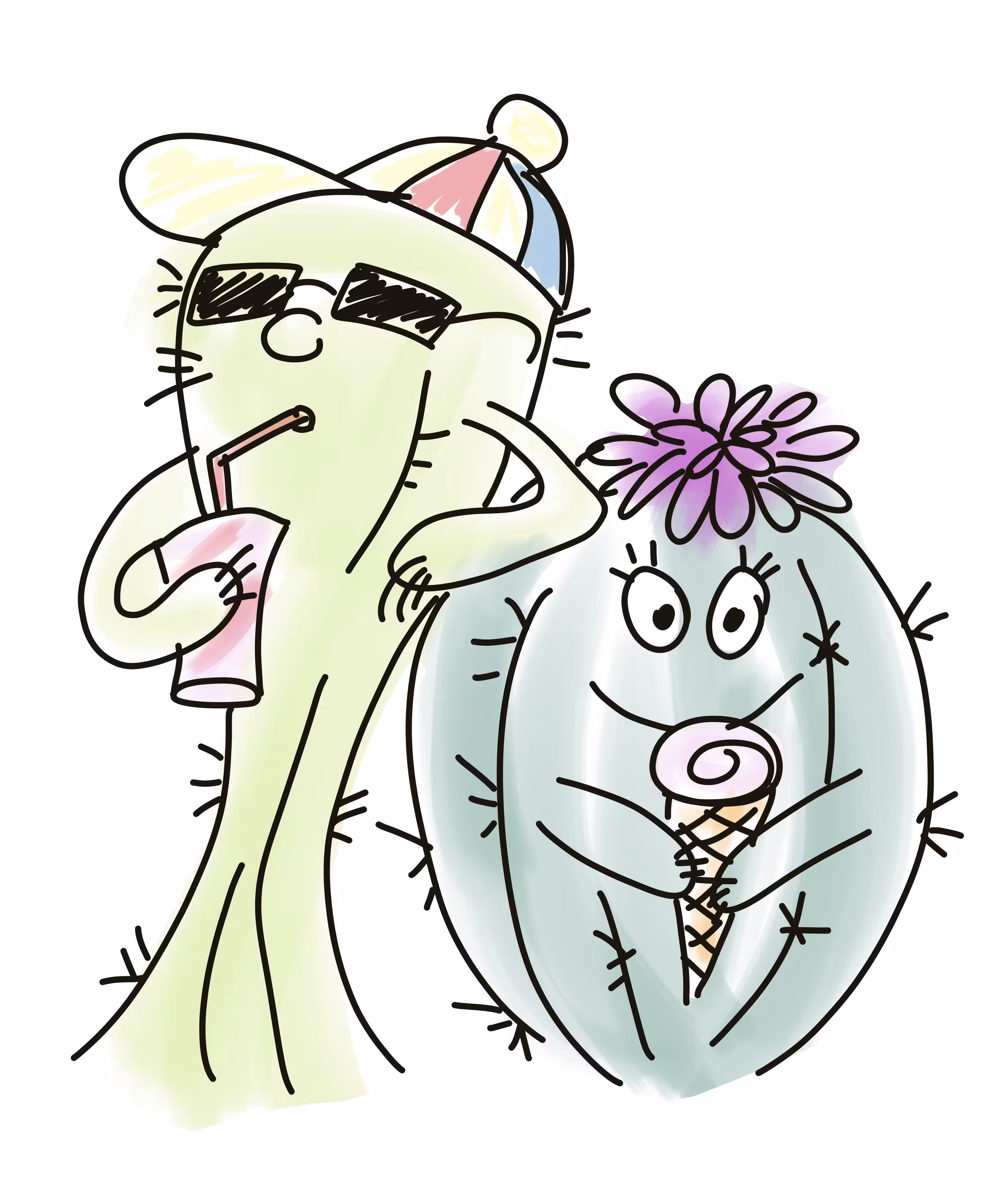 Cactus friends