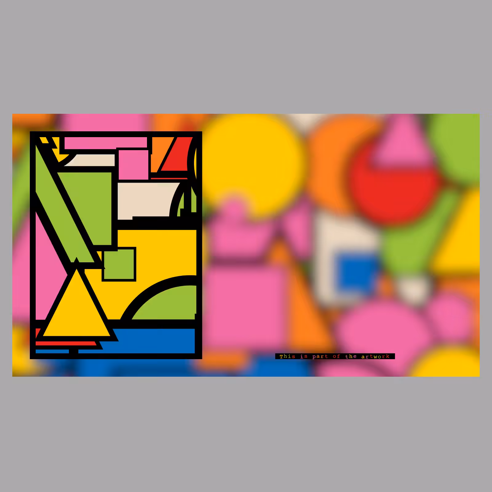This is part of the artwork #5