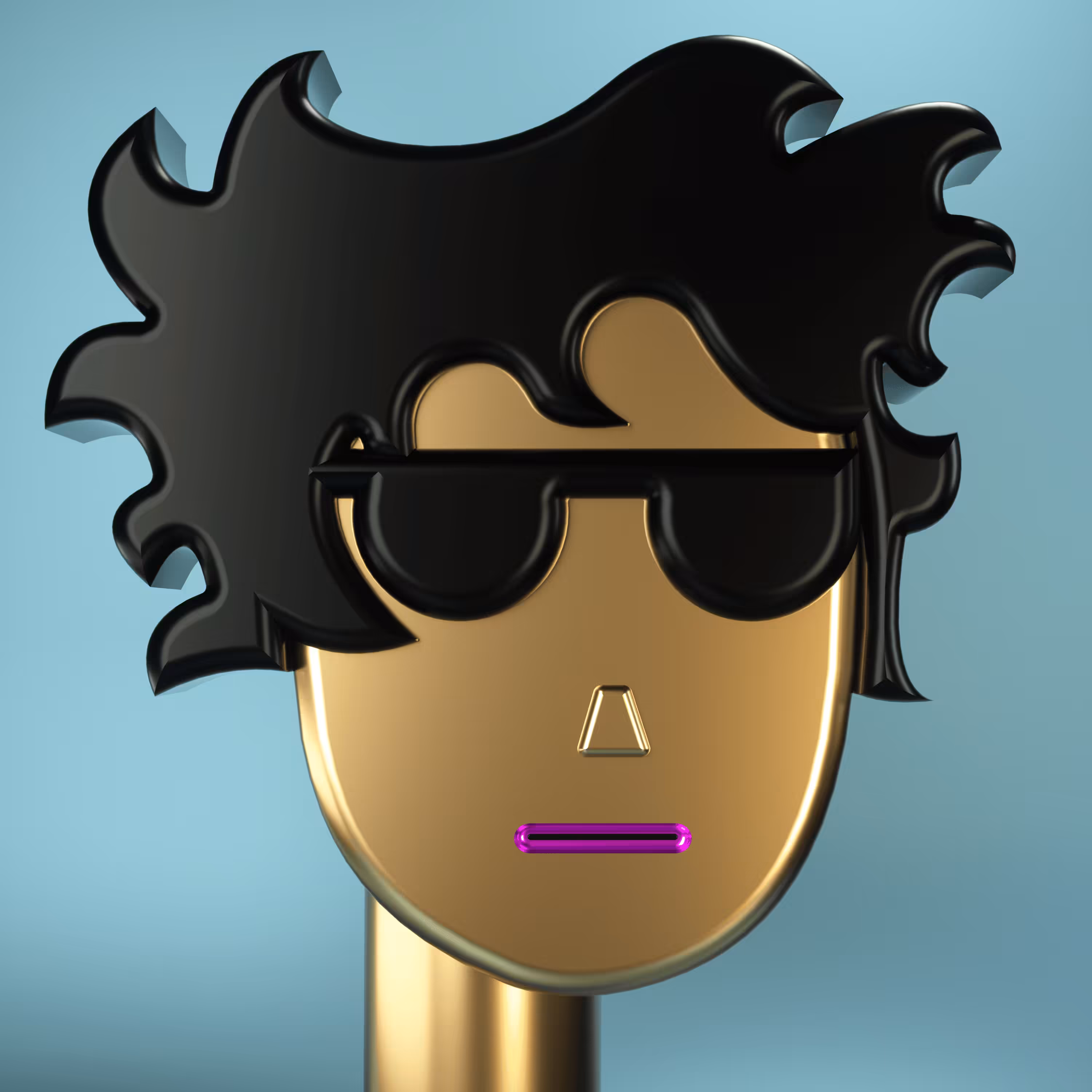 3D Chrome Punk #0400