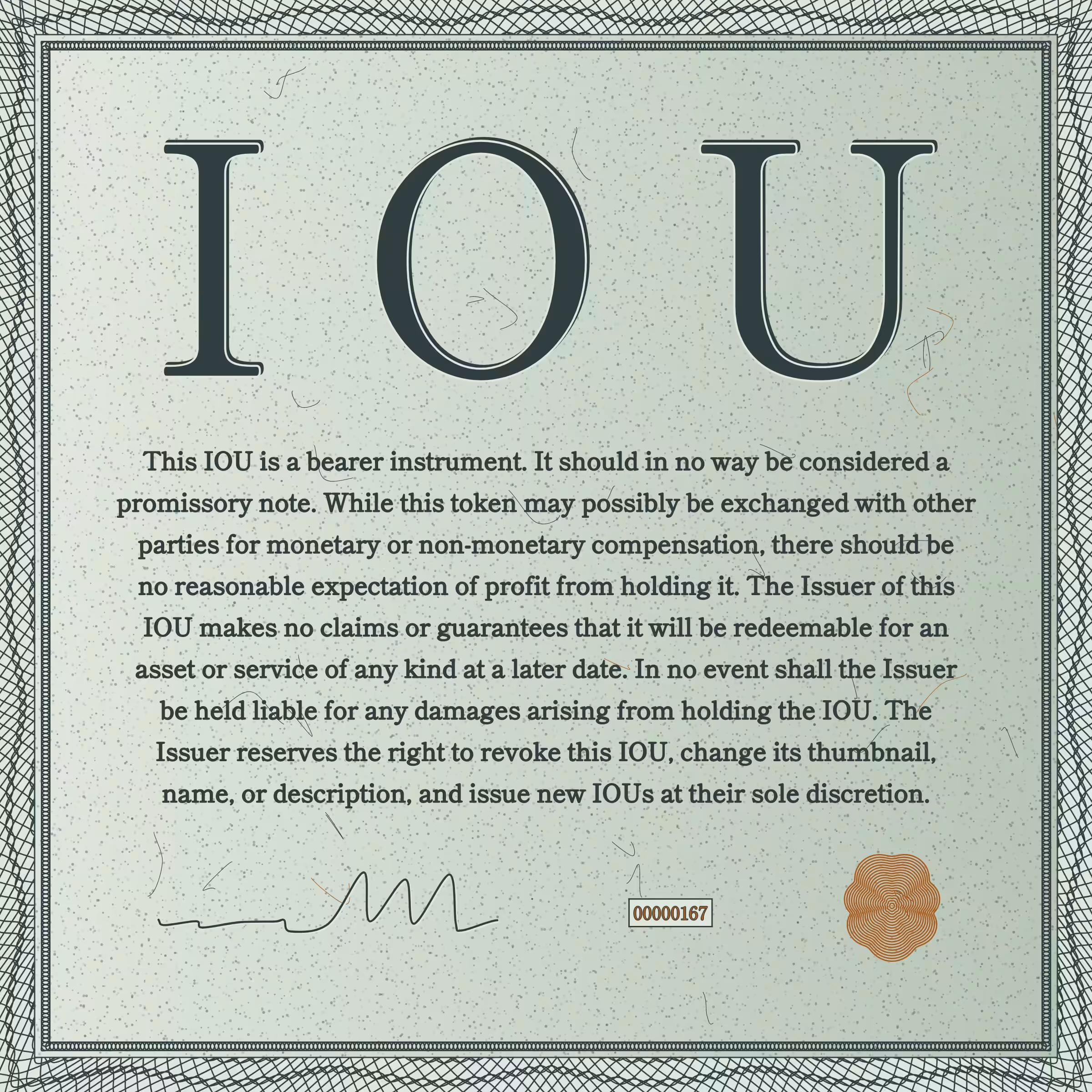 IOU #167