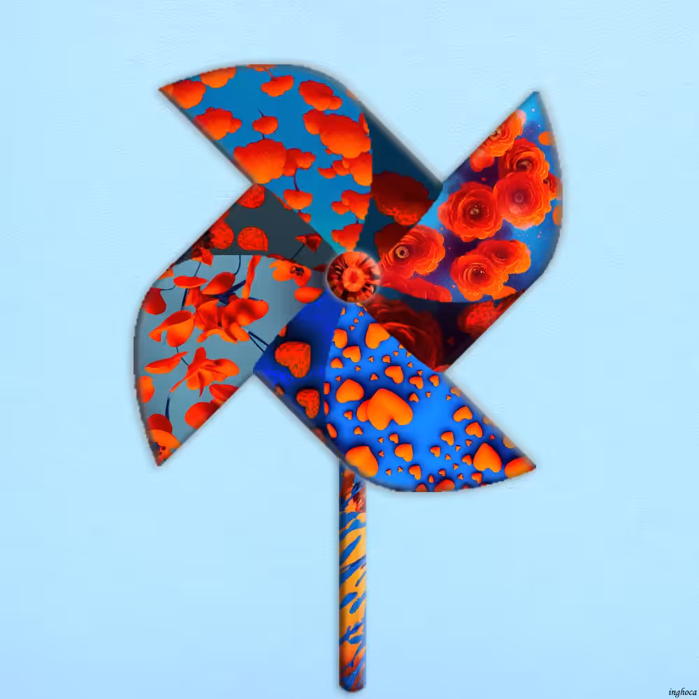 pinwheel 55  collaboration with  🌵Nata Erdem Art @ErdemNata