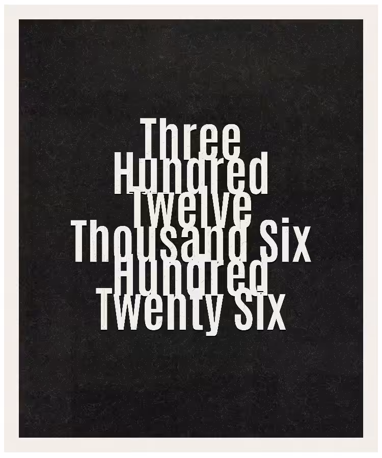 Count #312626