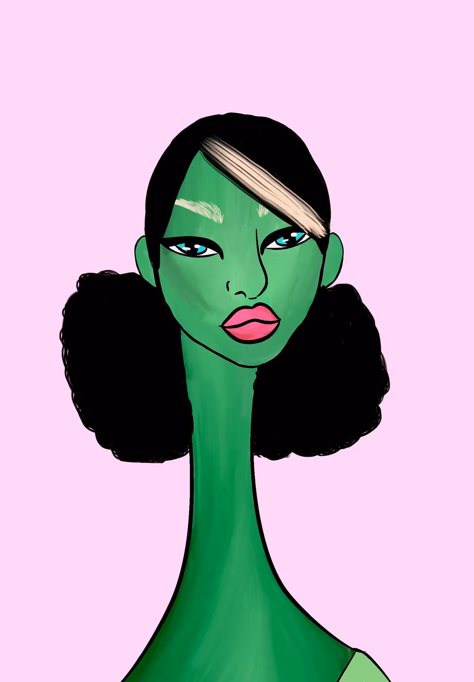 Long Neckie Ladies: Long Neckie Lady #760