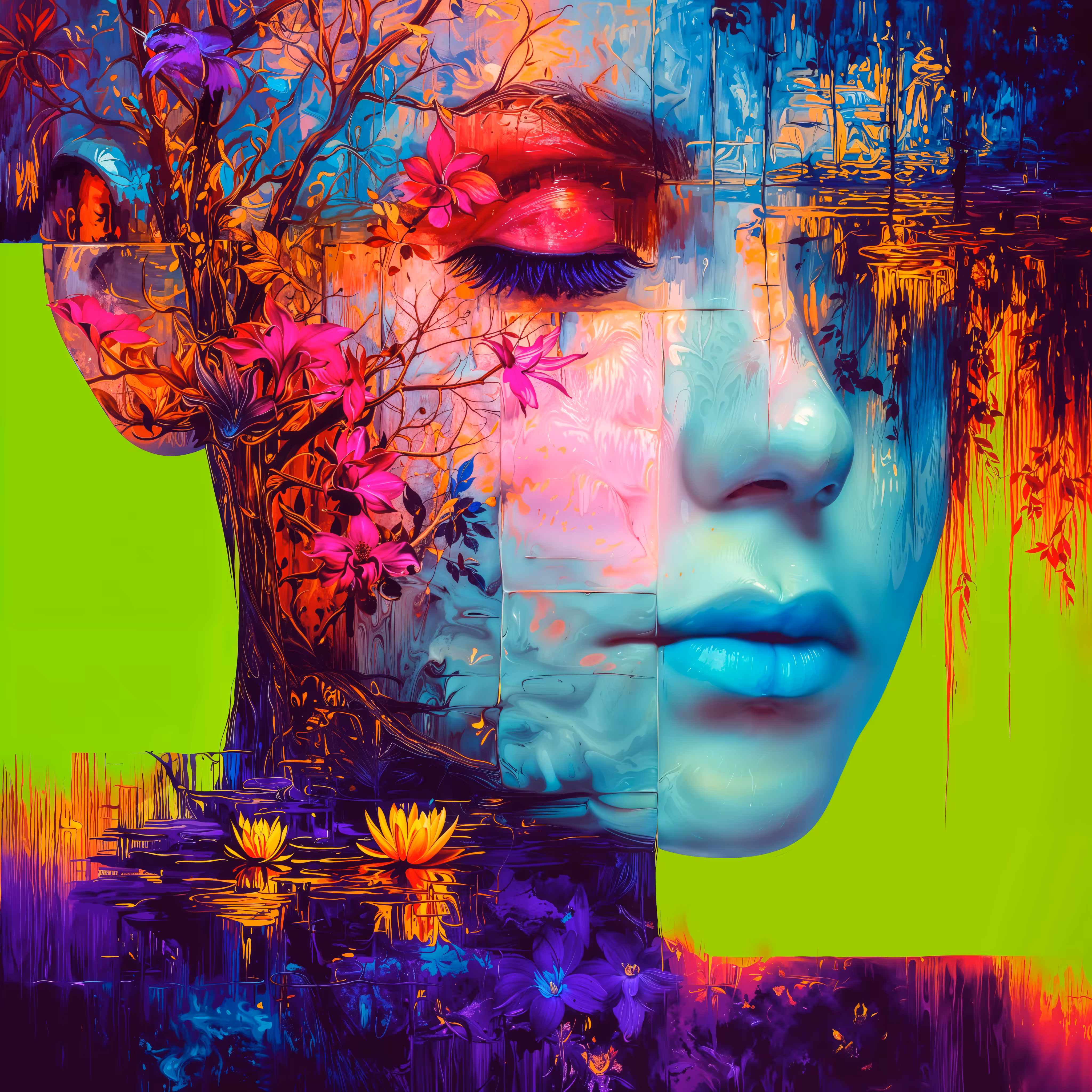 Bloom of Two Worlds