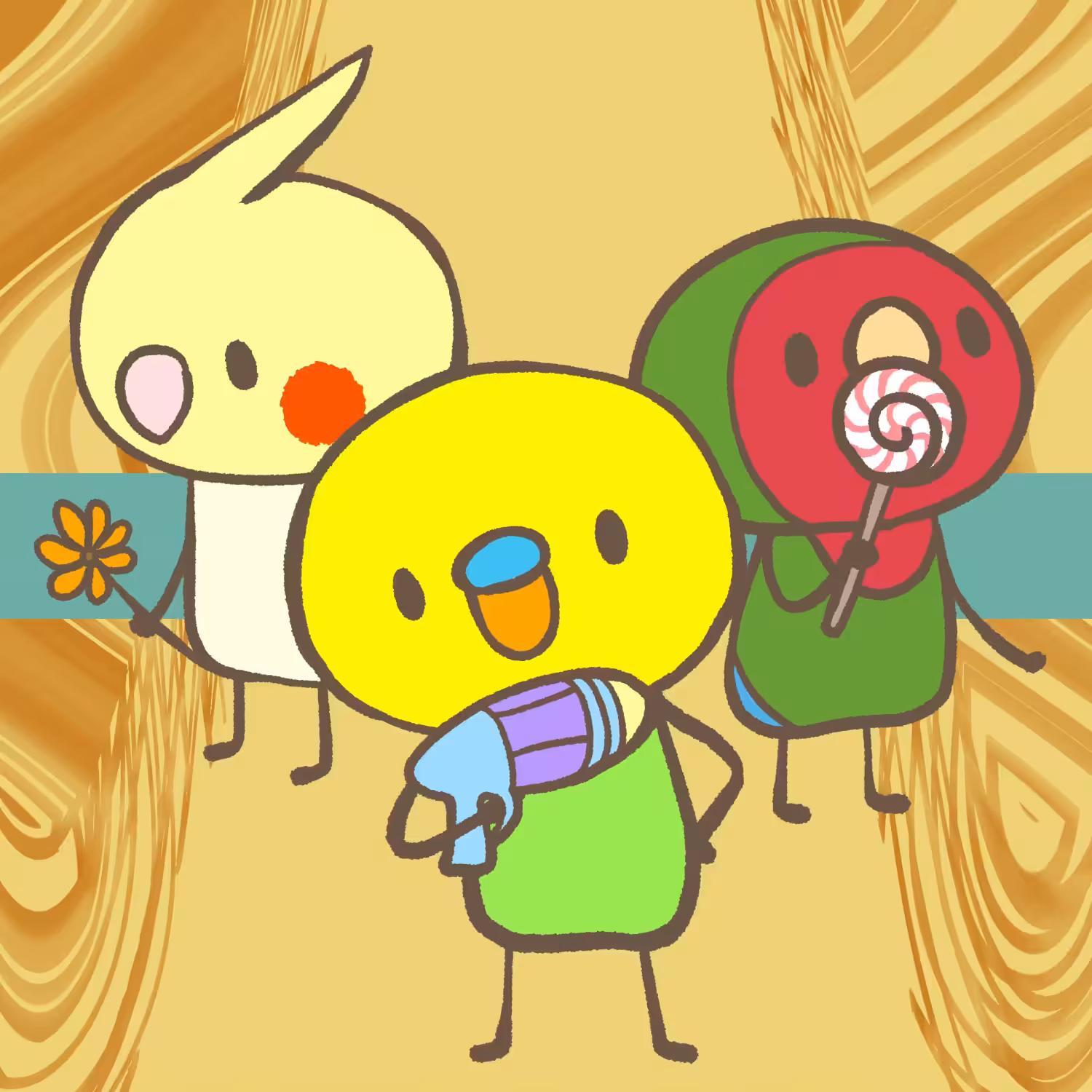 Hello Parakeet Aliens