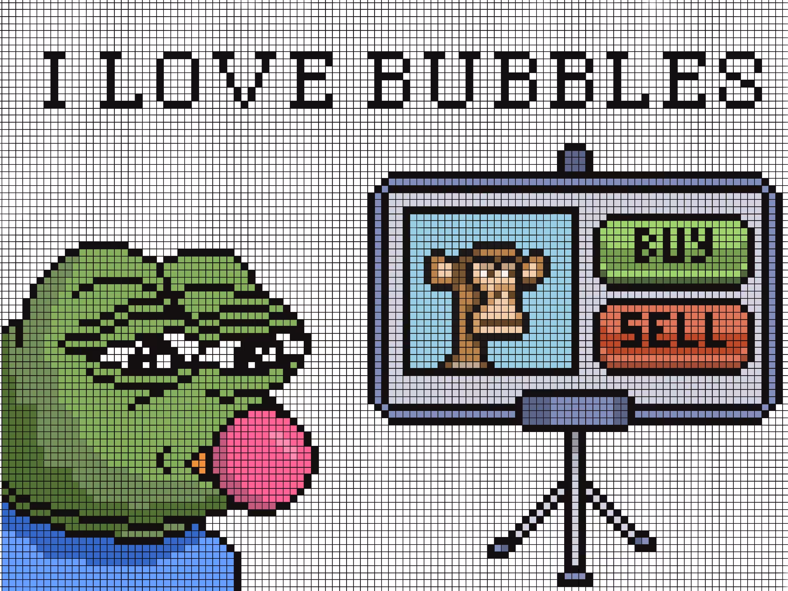 Burnasso Pepe Series #1 Bubble Pepe