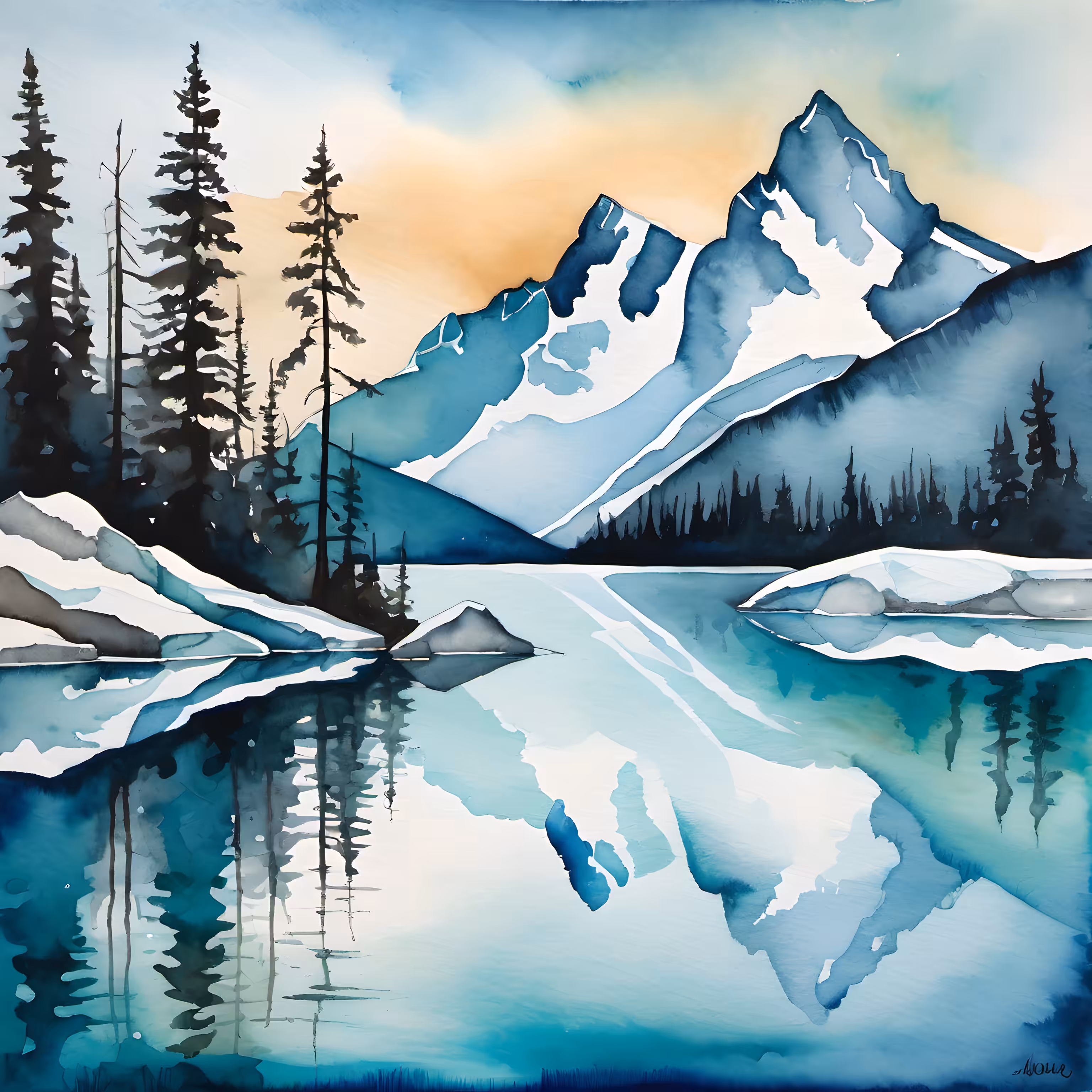 Glacial Lakes #56