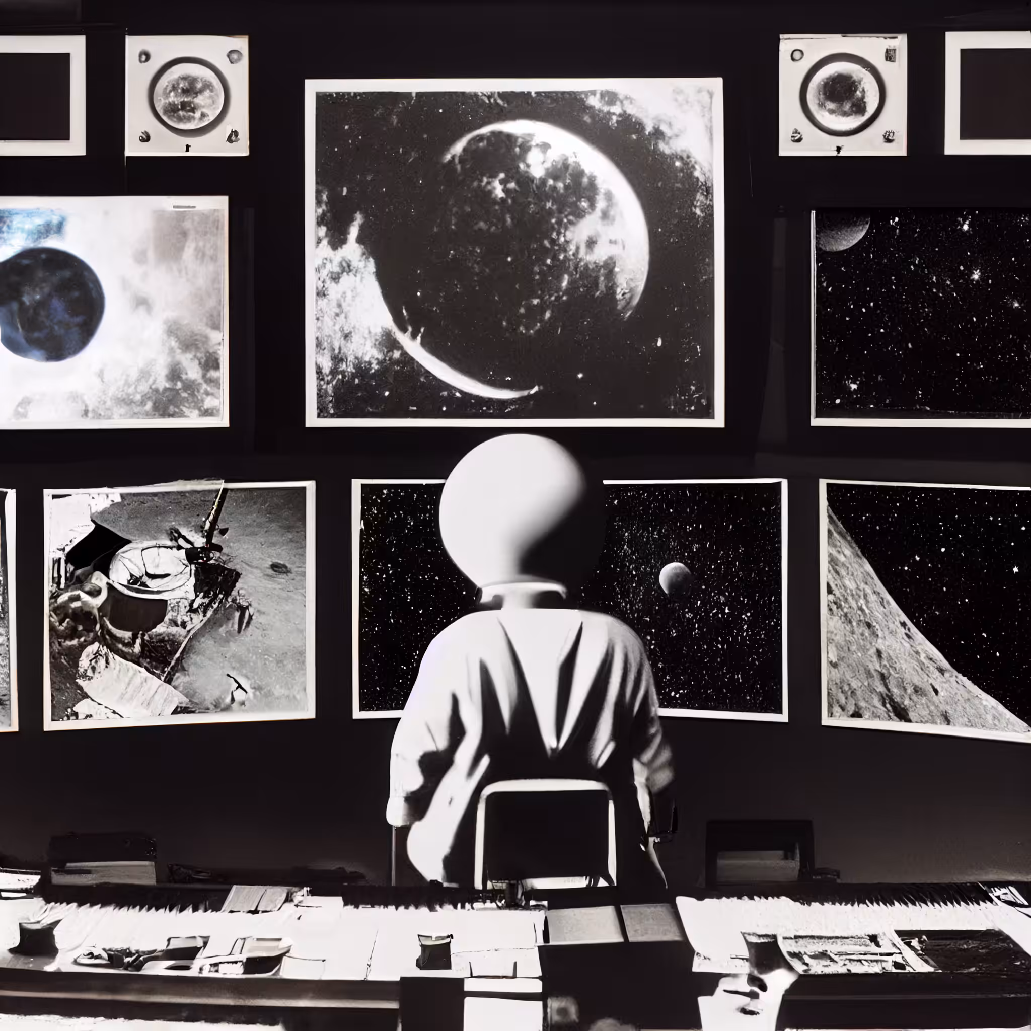 PHOTO OF THE HOLLYWOOD STUDIO WHERE THE MOON LANDING WAS STAGED