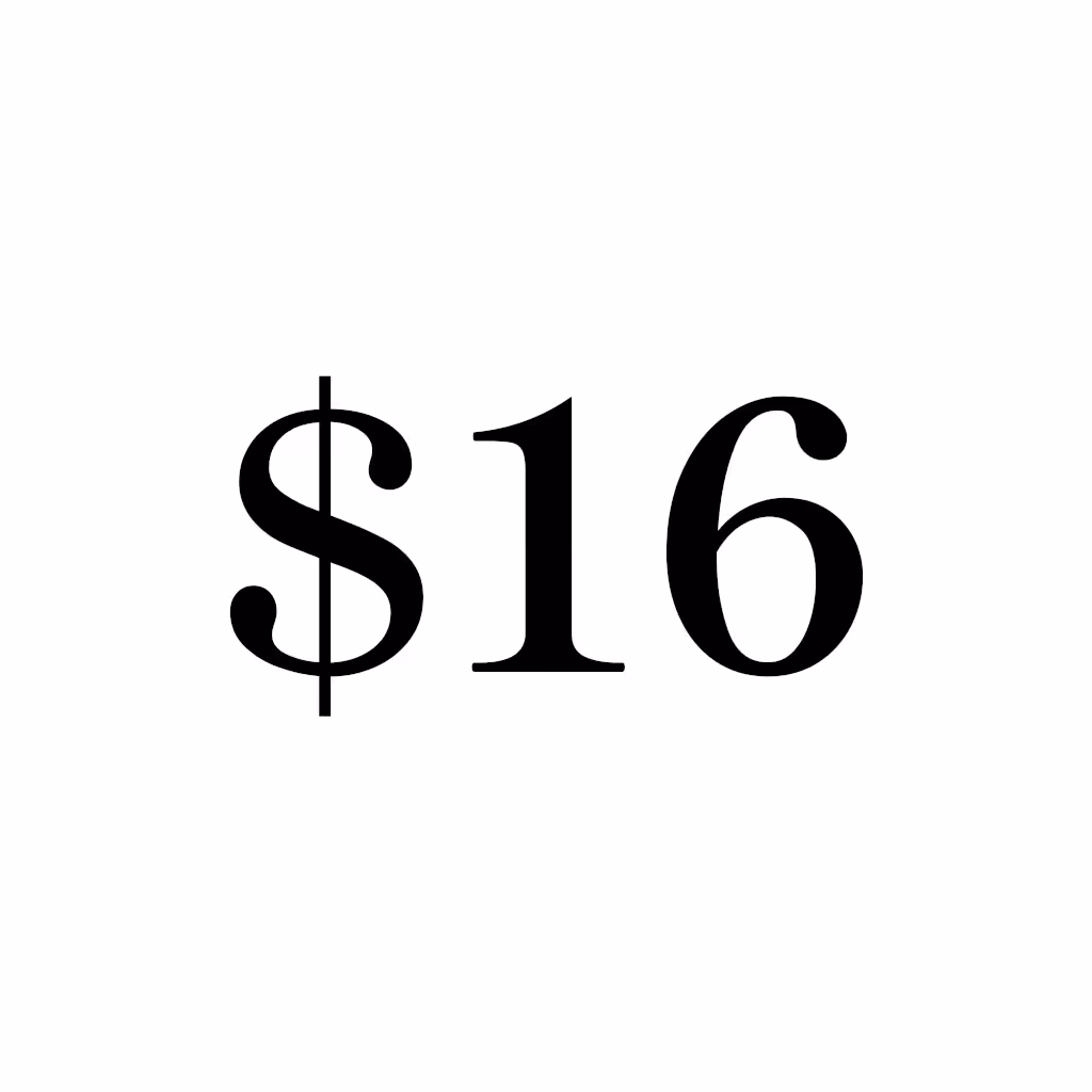 $16