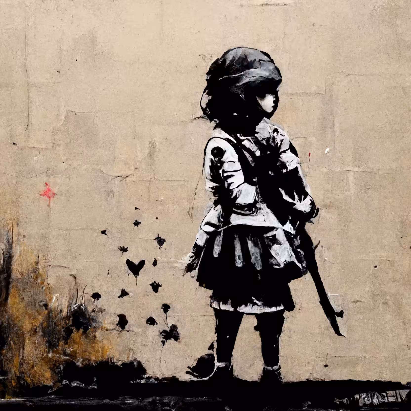 War is not a game by Banksy