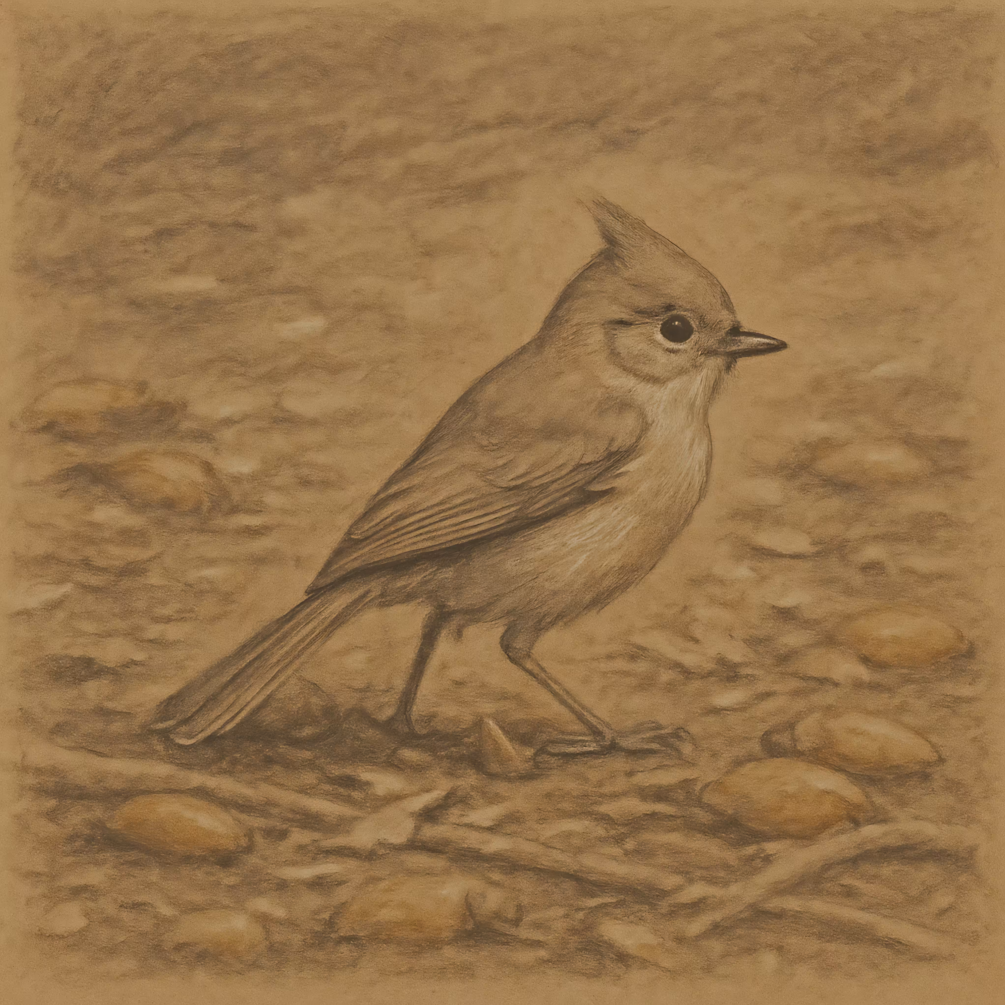 Life List of an AI Birder: Baeolophus inornatus