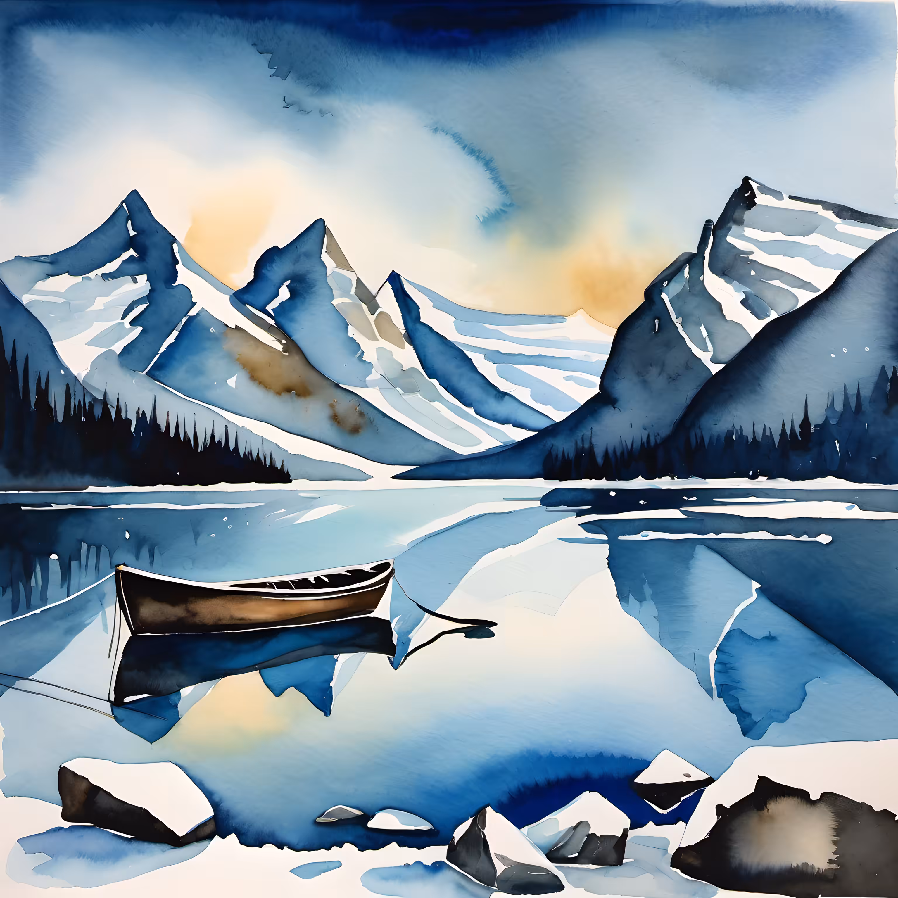 Glacial Lakes #100
