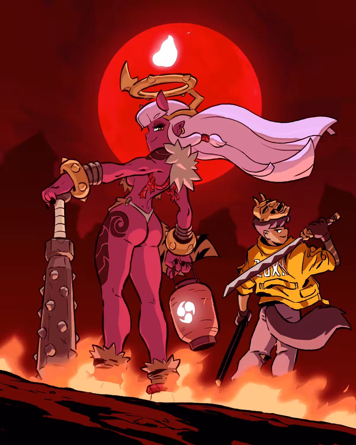 The bloody moon goddess