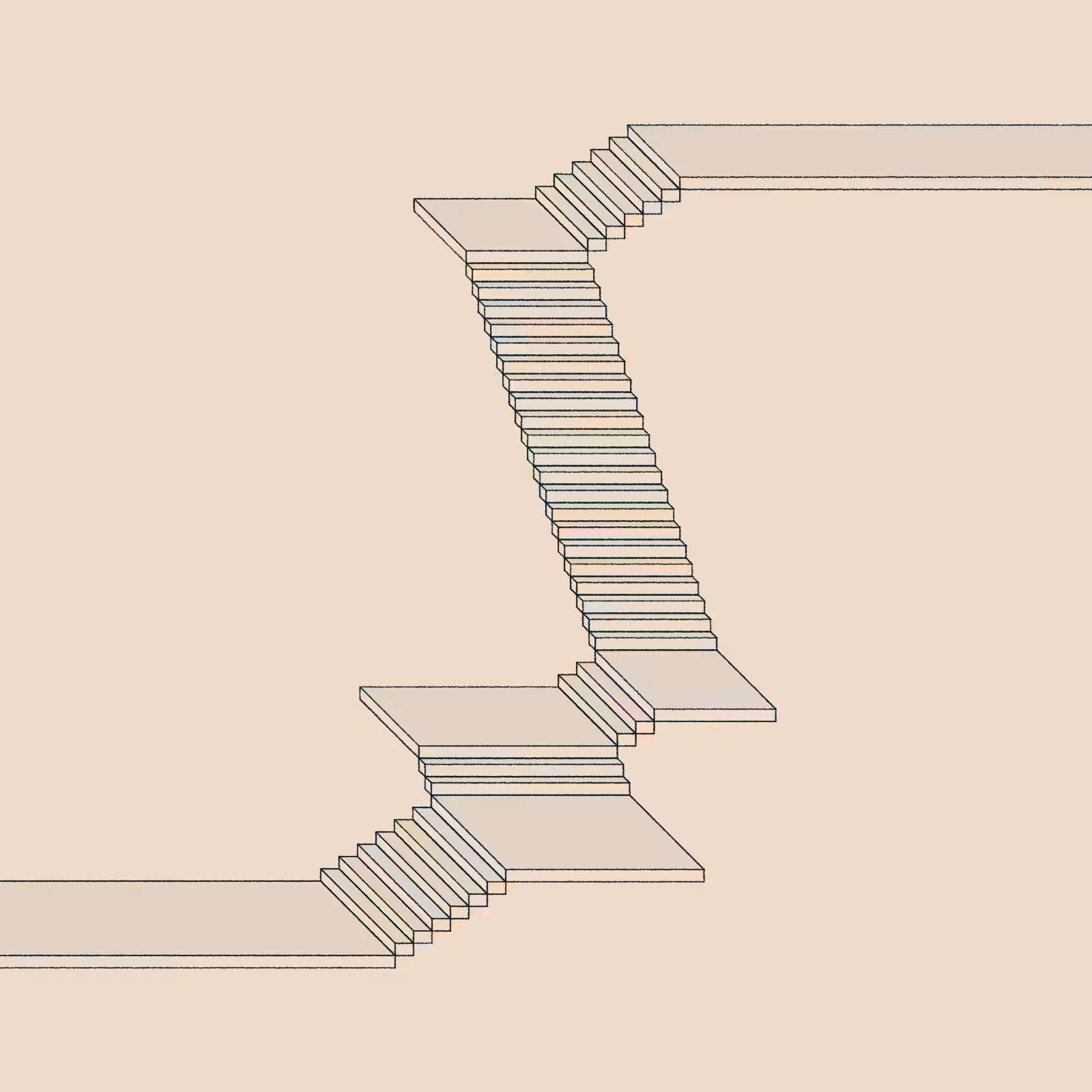 Stairs in a room #84