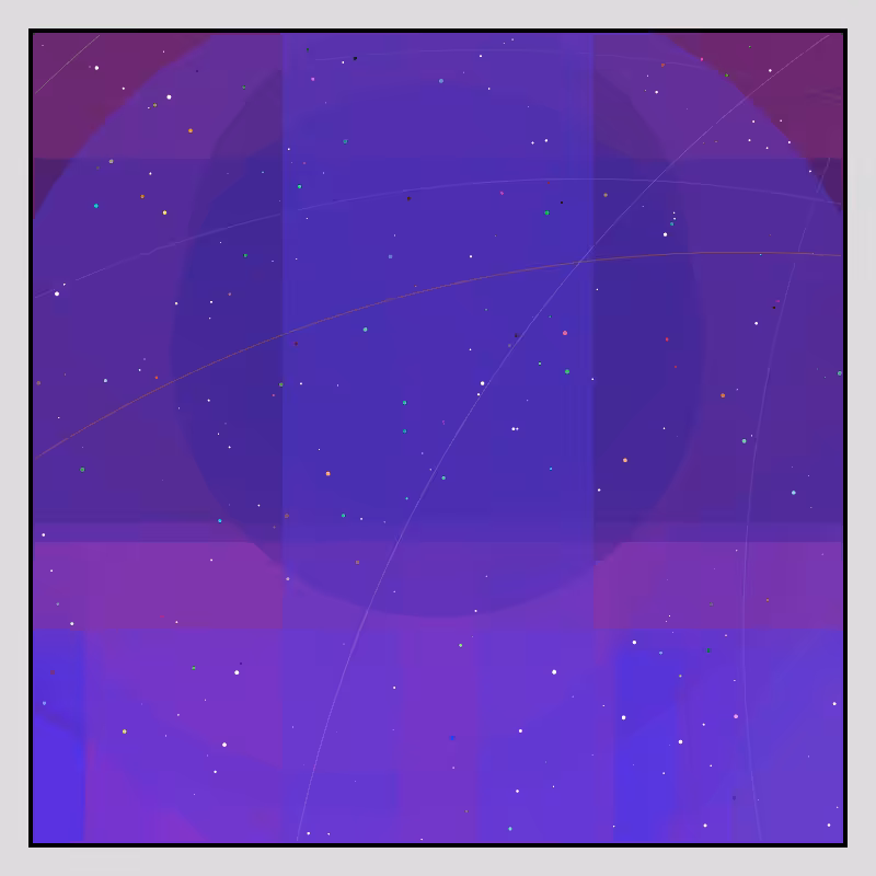 Color Field Starry B #241