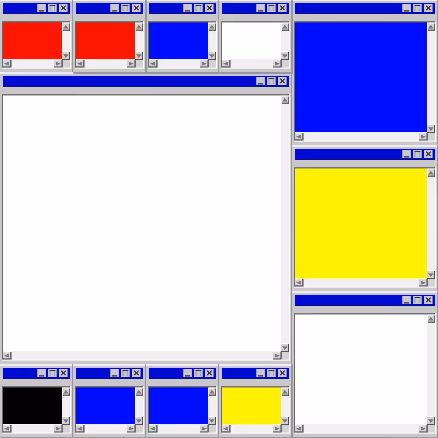 Mondrian's Desktop II #23