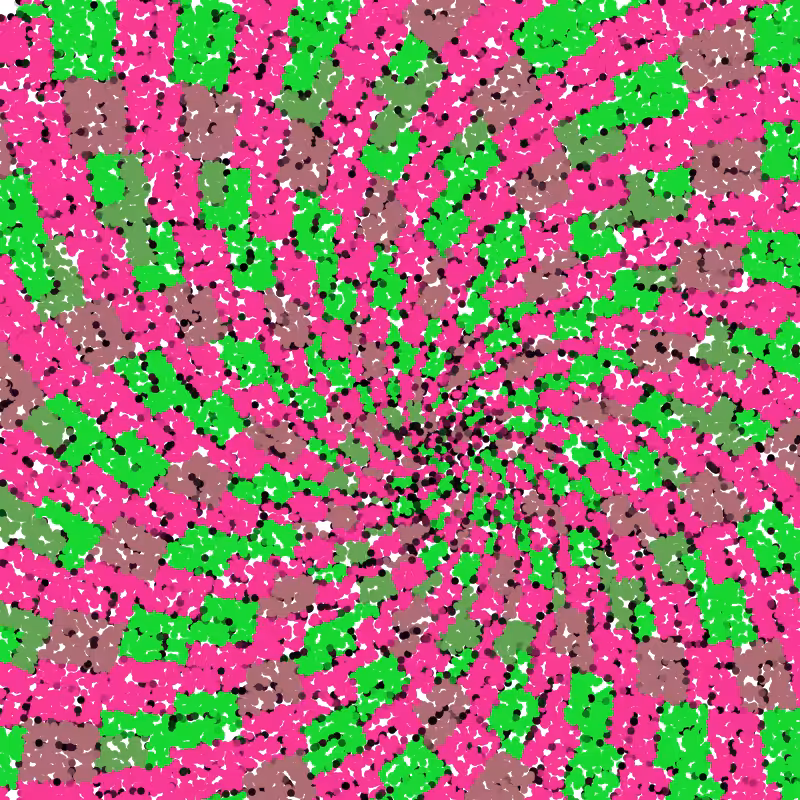 Mosaic or stained glass drops #46