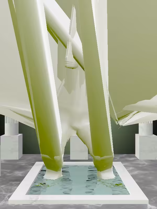 HeavenComputer: The Dancing Matte Green Man #731