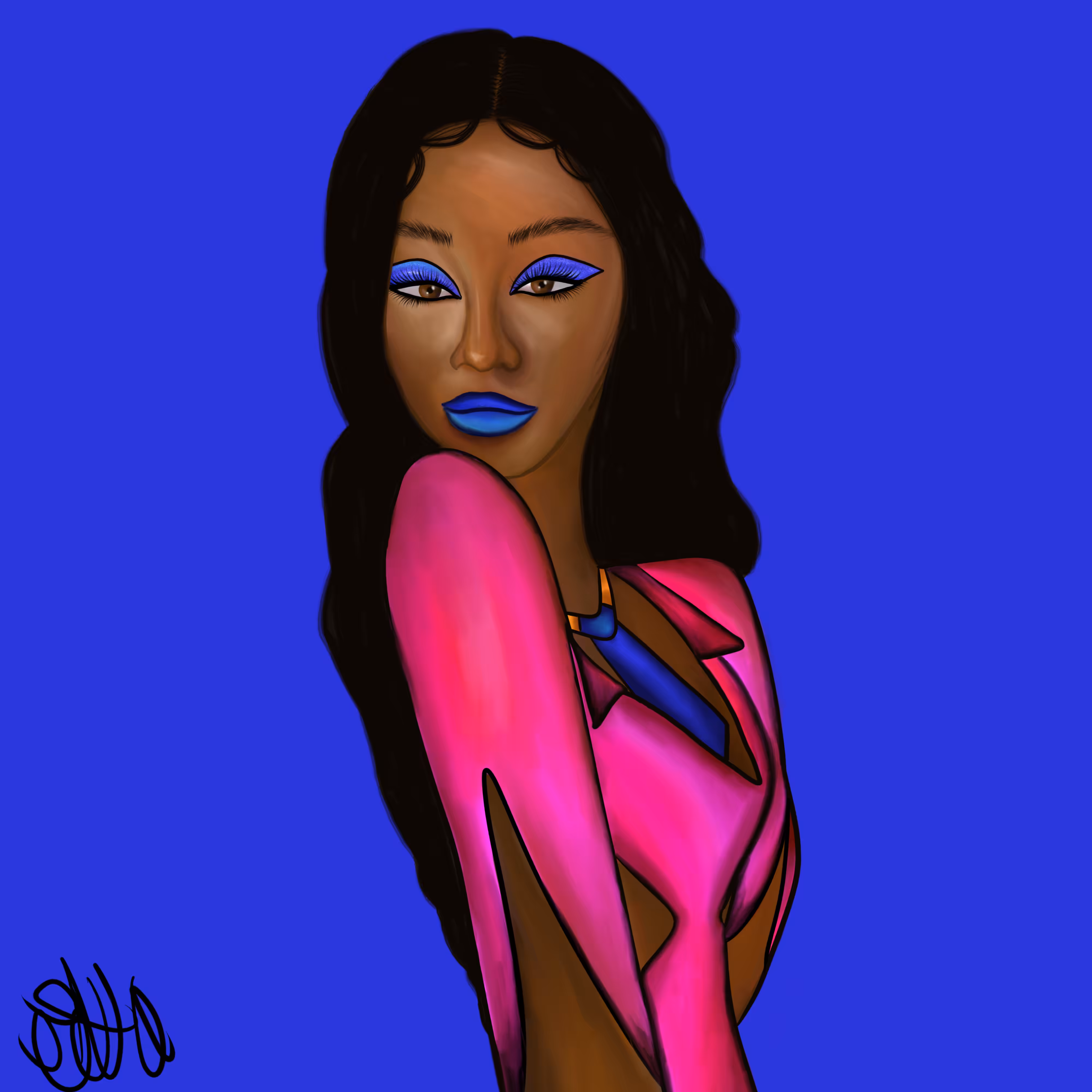 Long Neckie #102 "Confidence...the most beautiful thing you can wear"