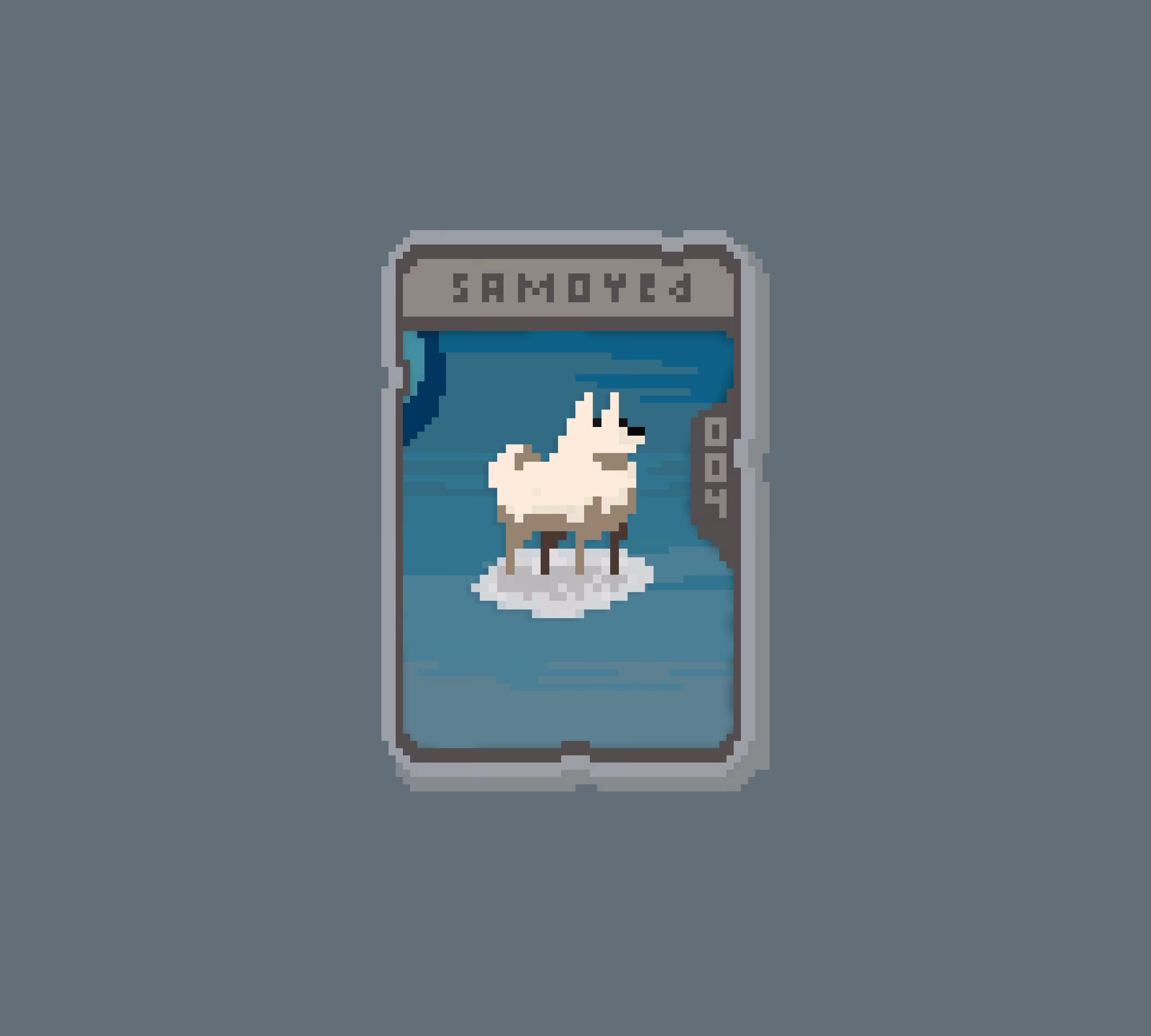 Dog Card Edition: Samoyed Dog Card | #004